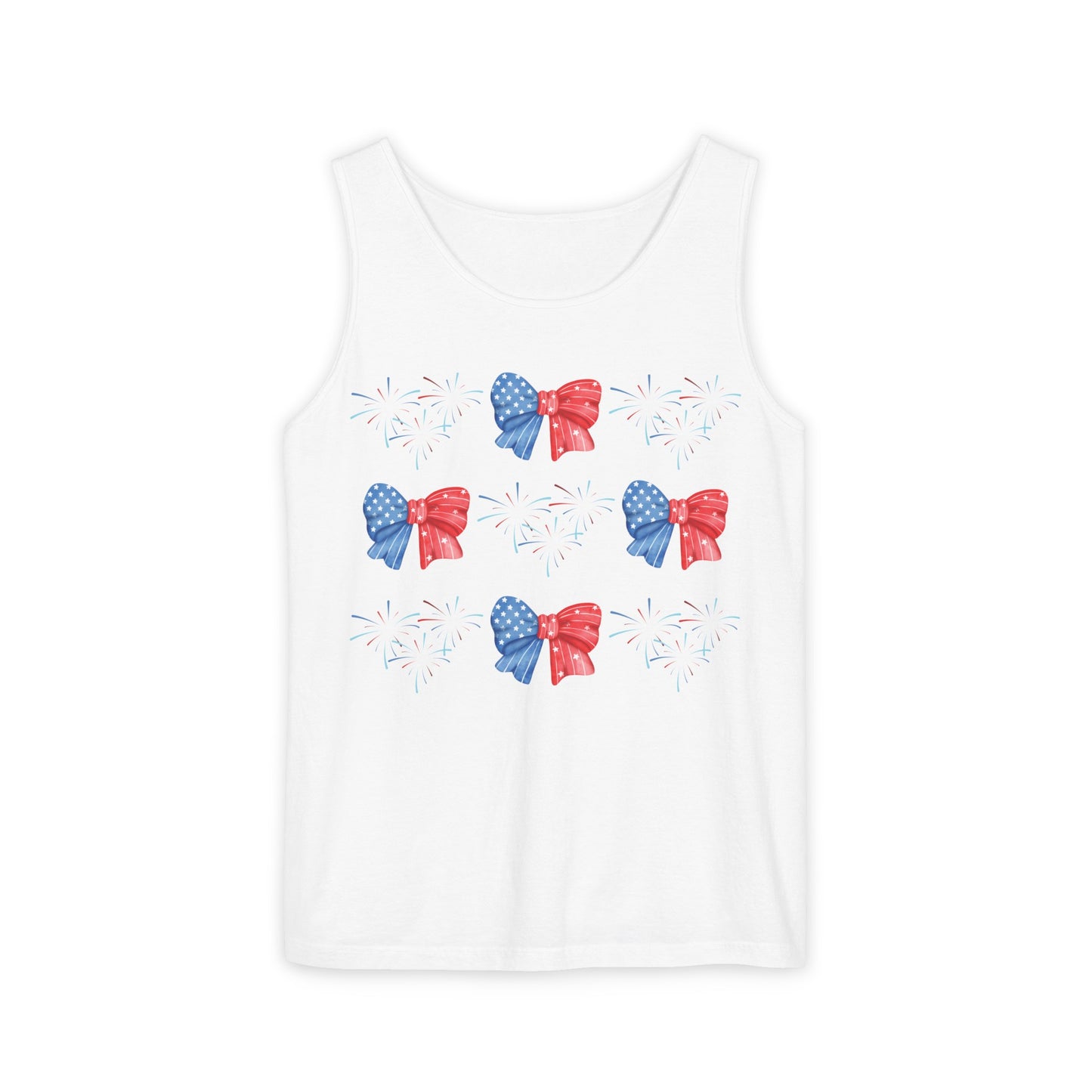 Fireworks and Bows USA Coquette Tank Top