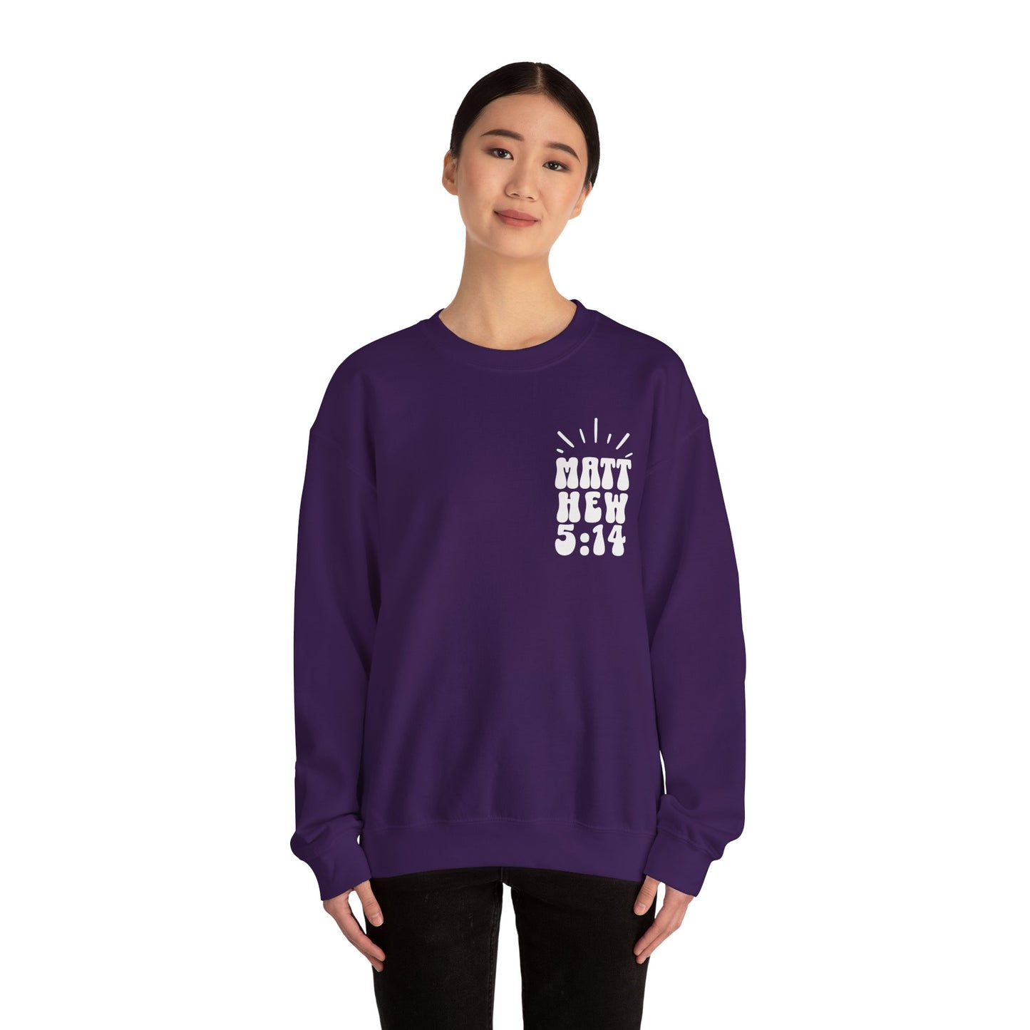 Retro Be The Light Crewneck Sweatshirt