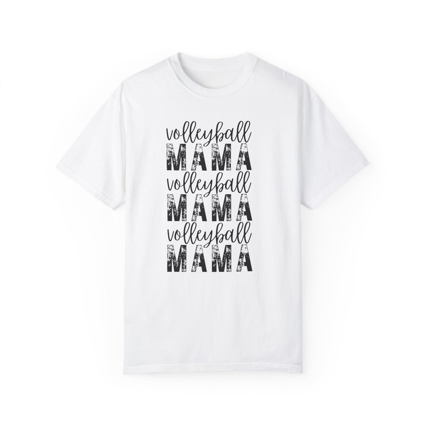 Volleyball Mama -Script and Bold Grunge Tee