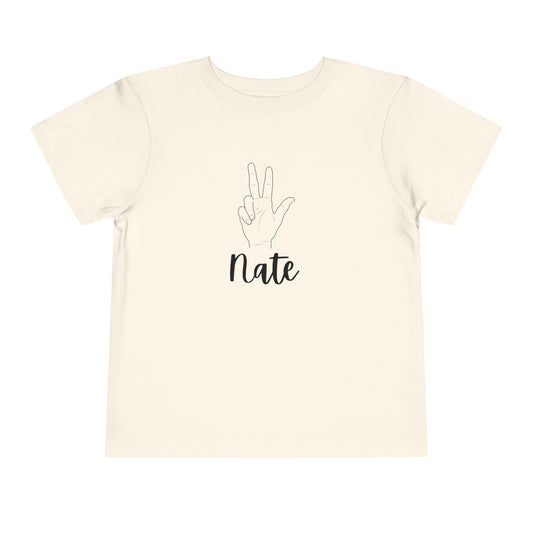 Custom Personalized Toddler Birthday Shirt