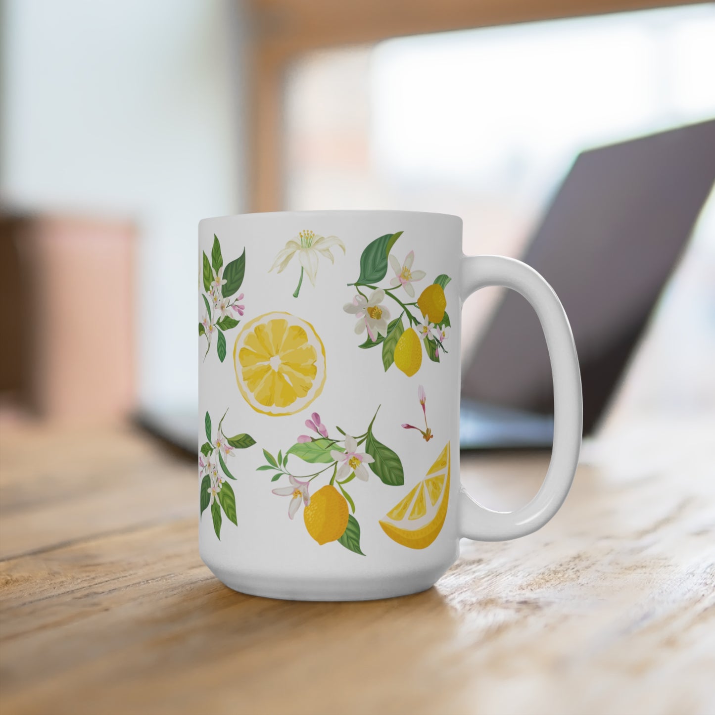 Lemon Citrus Coffee and Tea Ceramic Mug