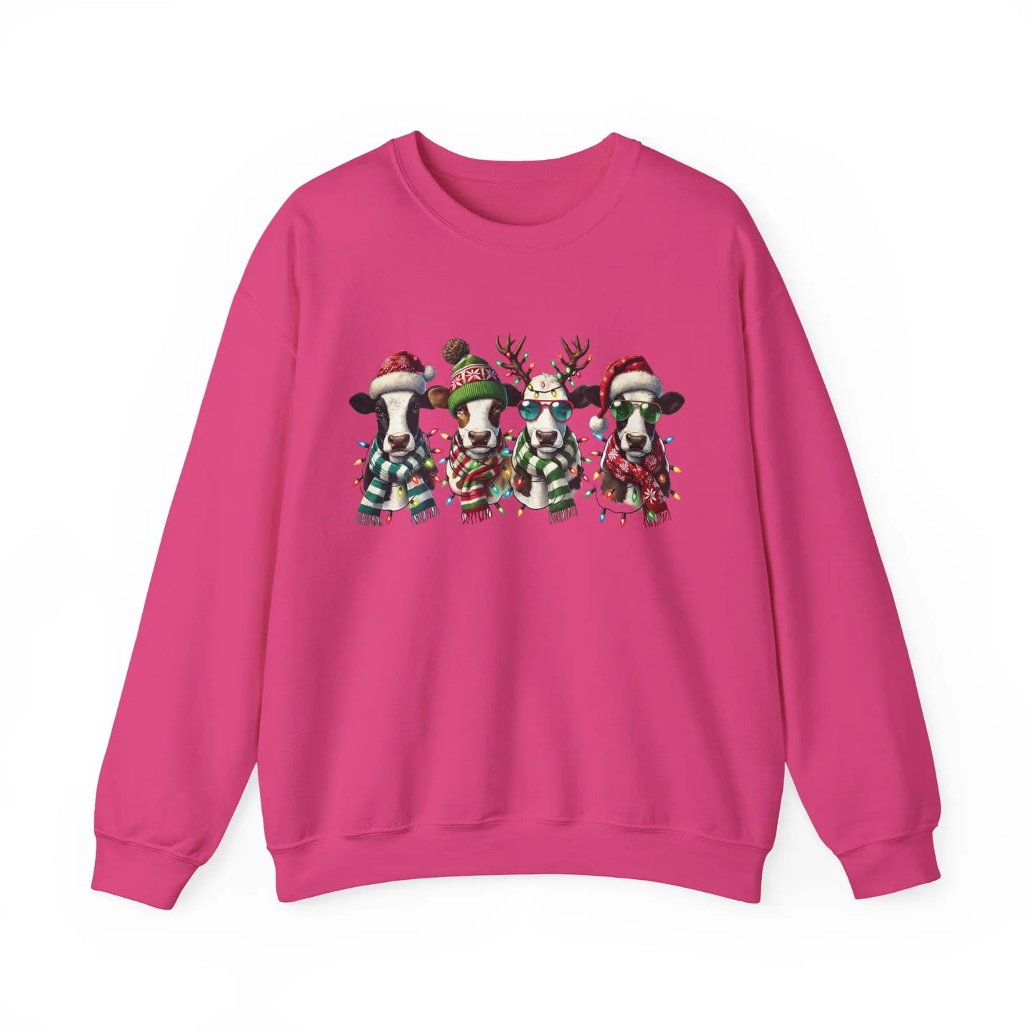 Christmas Cows Sweatshirt Printify