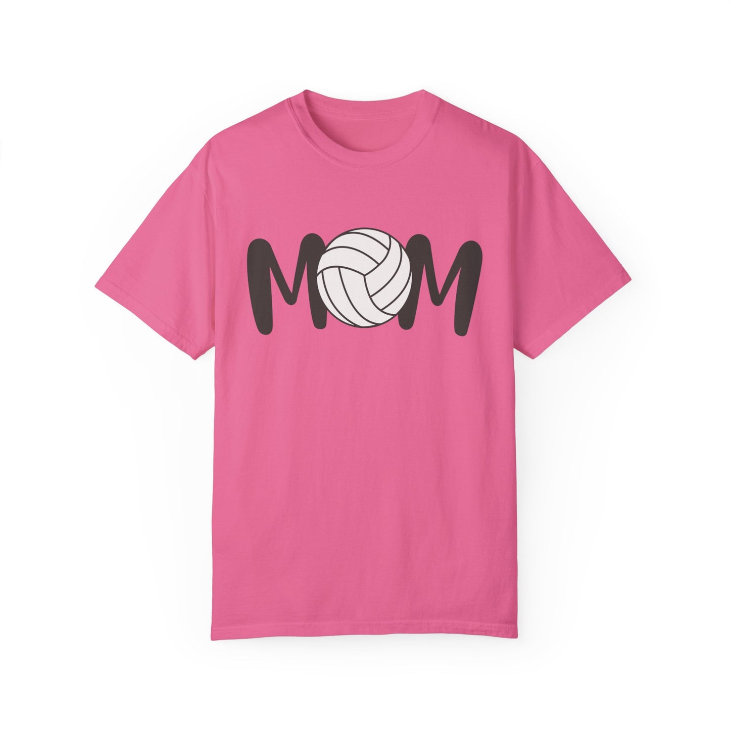 Custom MOM Volleyball Tee with Personalized Name and Number on Back