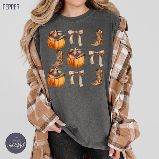 Western Fall Coquette Shirt