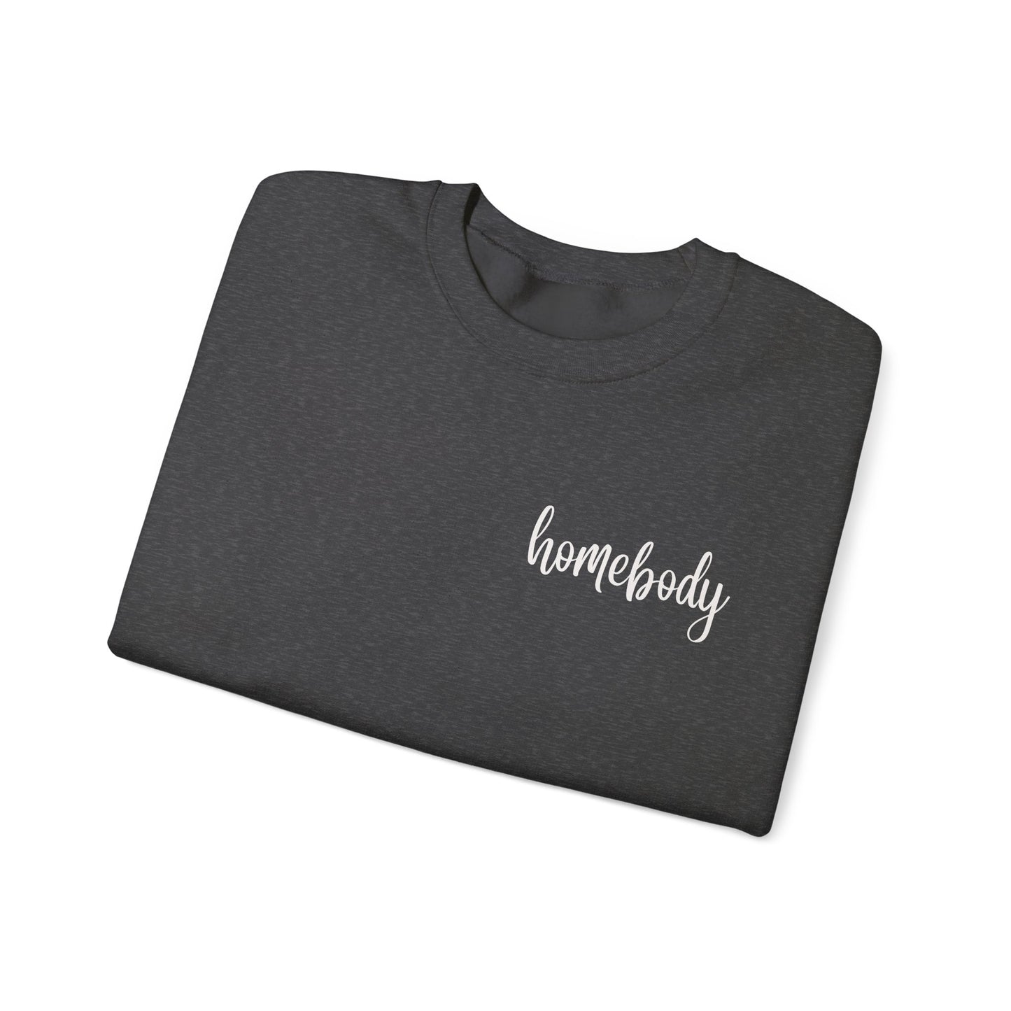 Homebody Script - Small Left Chest - Crewneck Sweatshirt