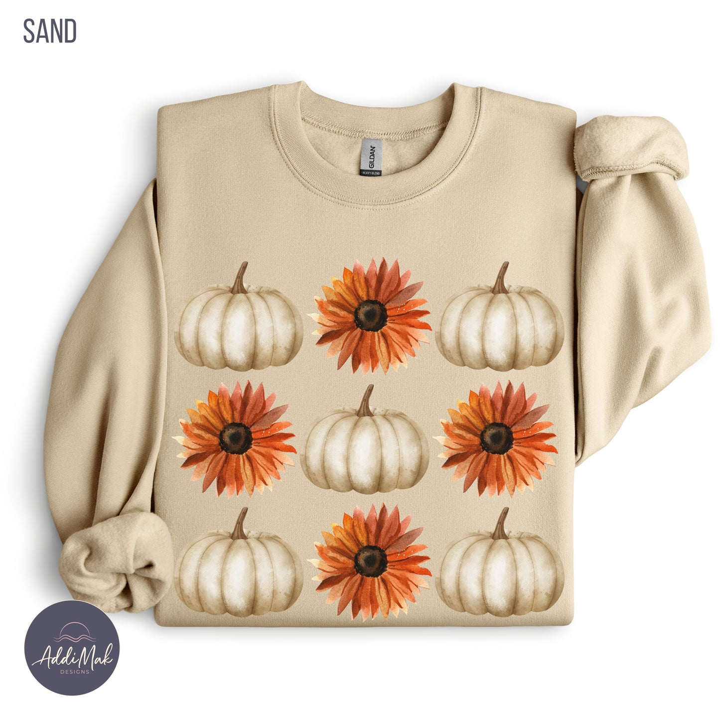 Pumpkins and Sunflowers Sweatshirt