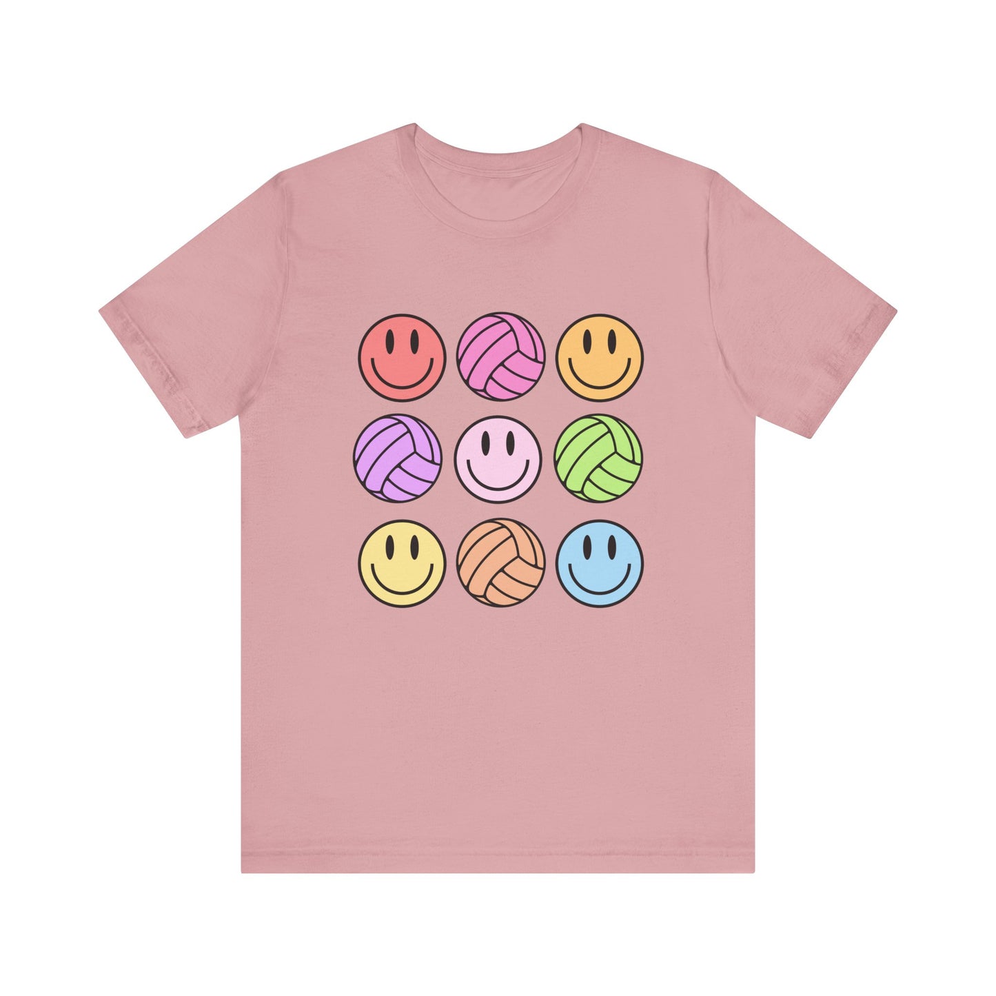 Retro Volleyball Smiley Shirt