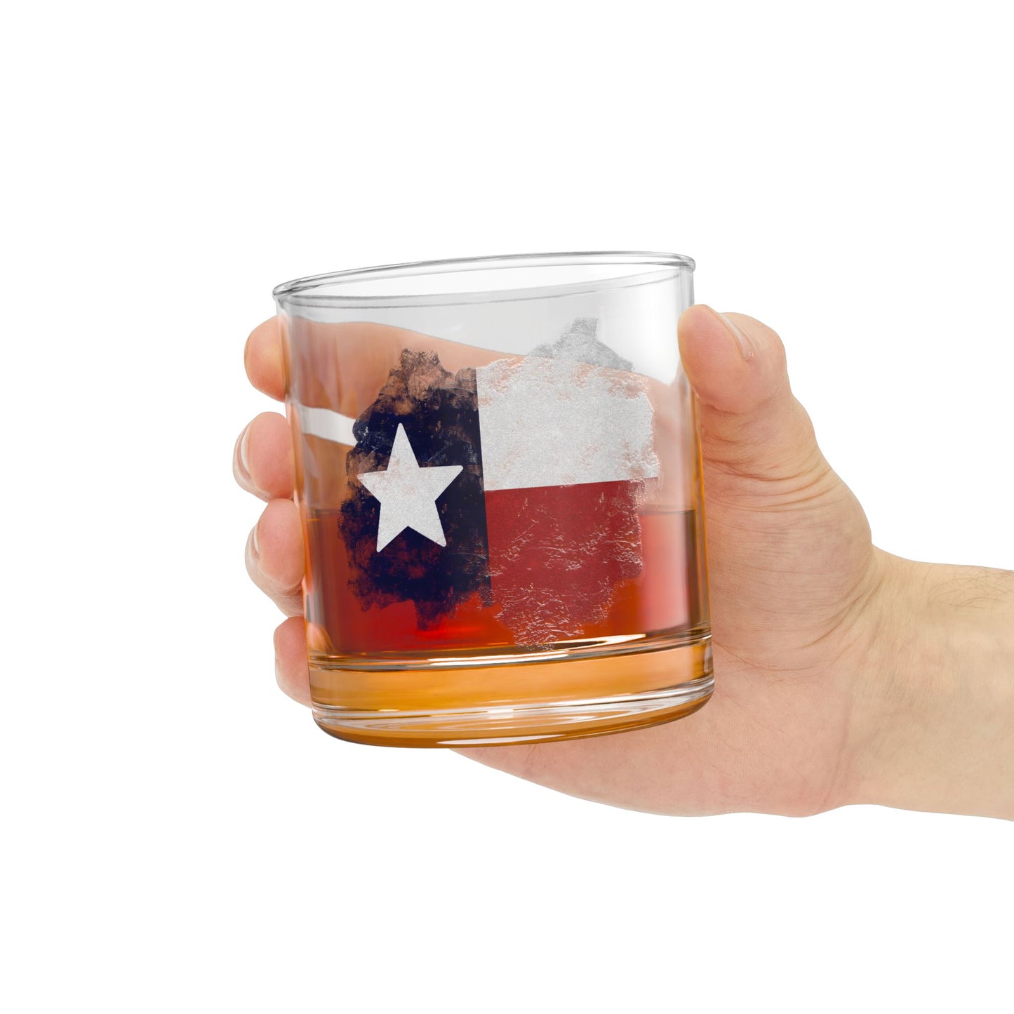 Texas Flag Whiskey Bar Glass, Father's Day Gift, Groomsmen, Best Man, Bridal Party Gift, Whiskey Connoisseur, Texas Pride