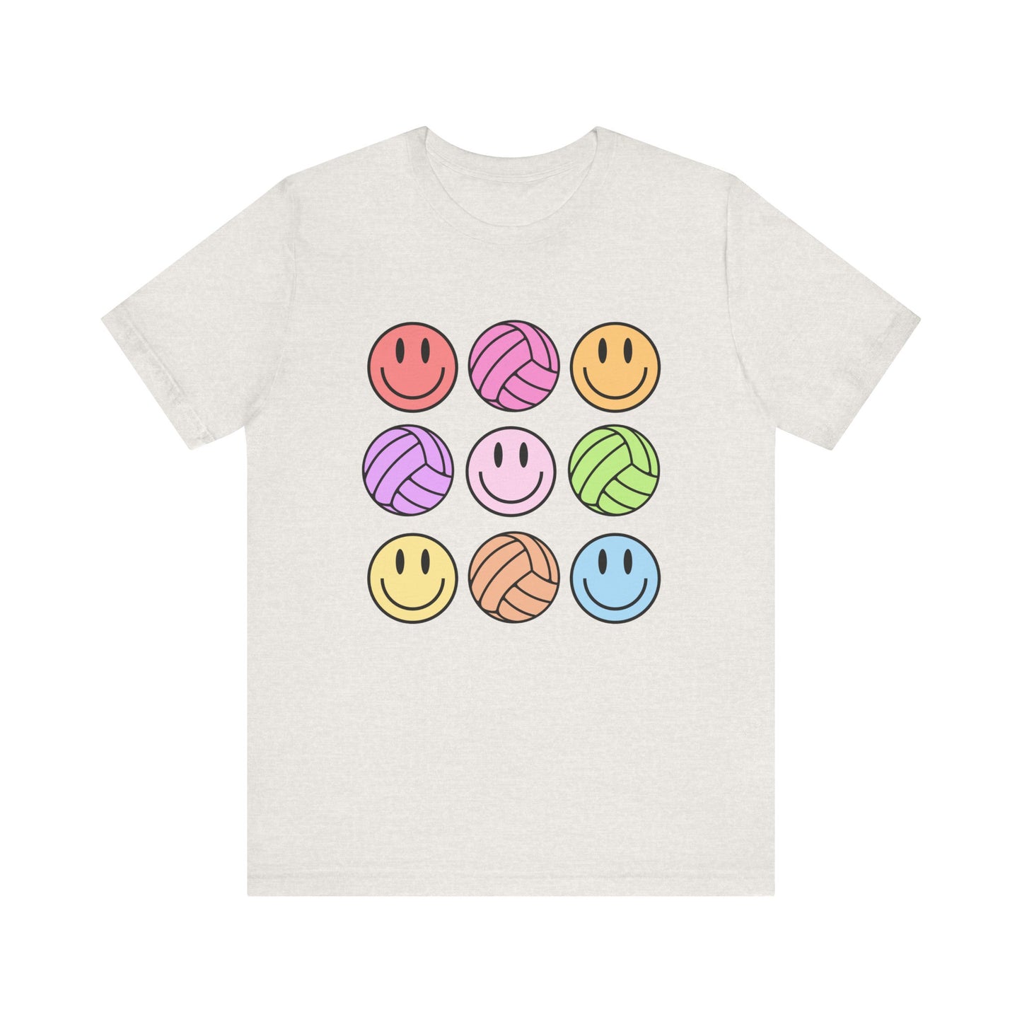 Retro Volleyball Smiley Shirt