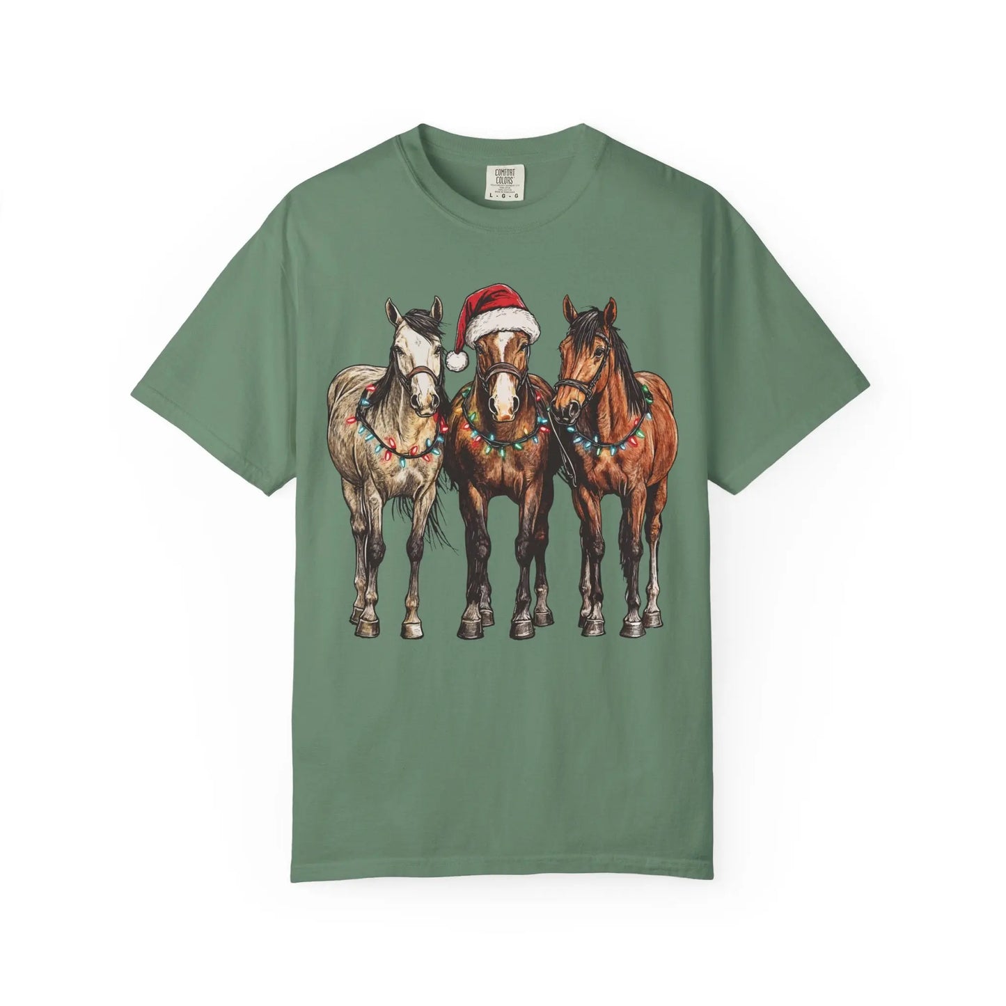 Christmas Horse T-Shirt Printify