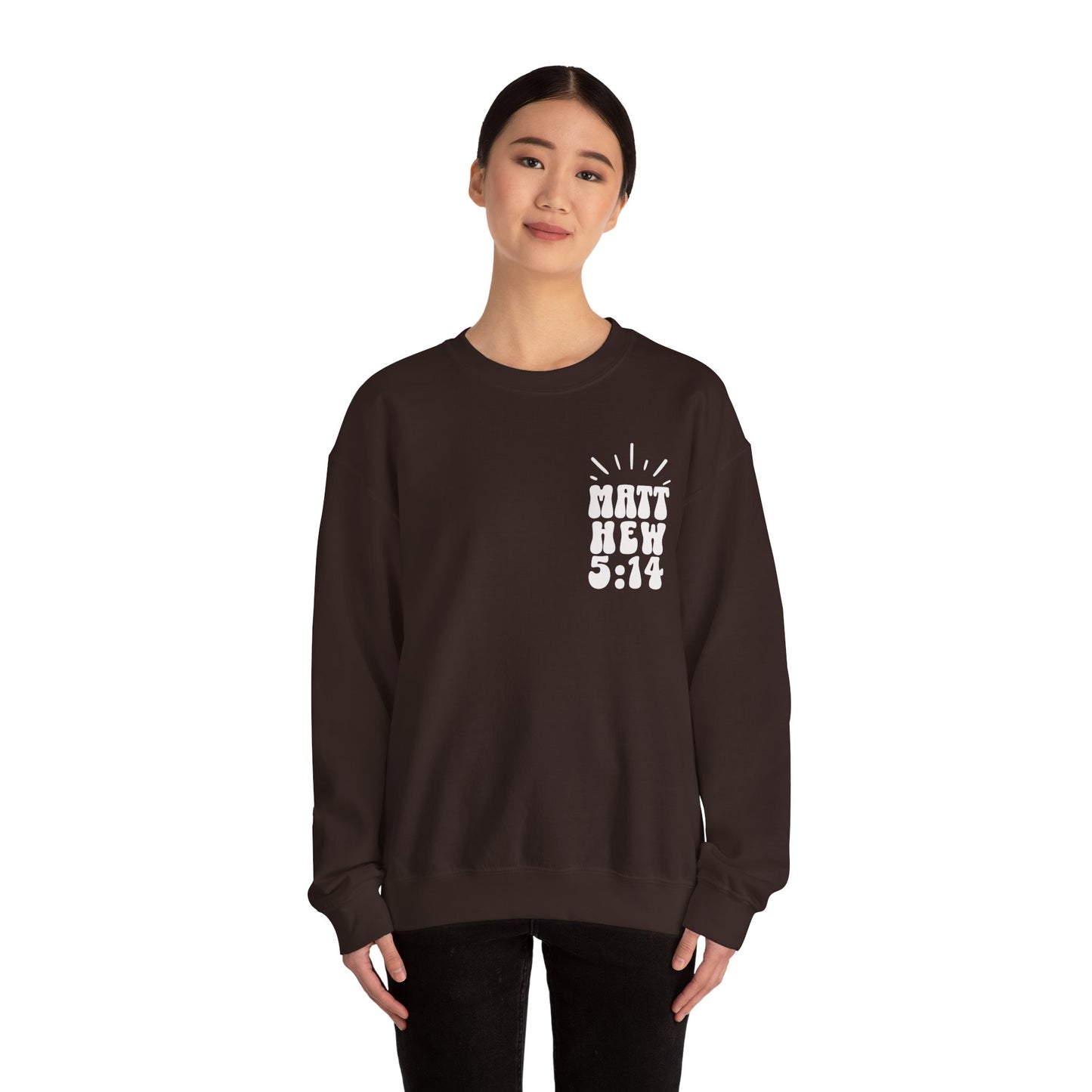Retro Be The Light Crewneck Sweatshirt