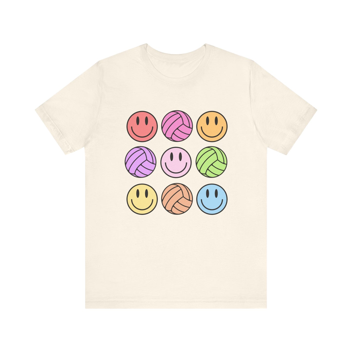 Retro Volleyball Smiley Shirt