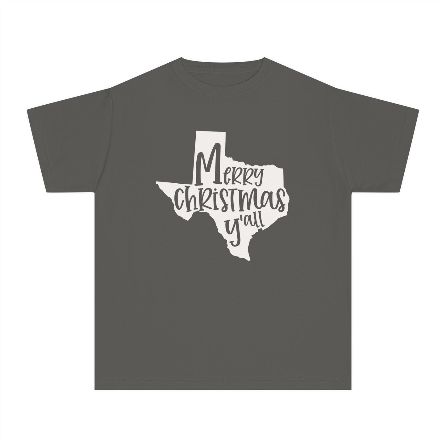 Youth Texas Merry Christmas Y'all T-Shirt