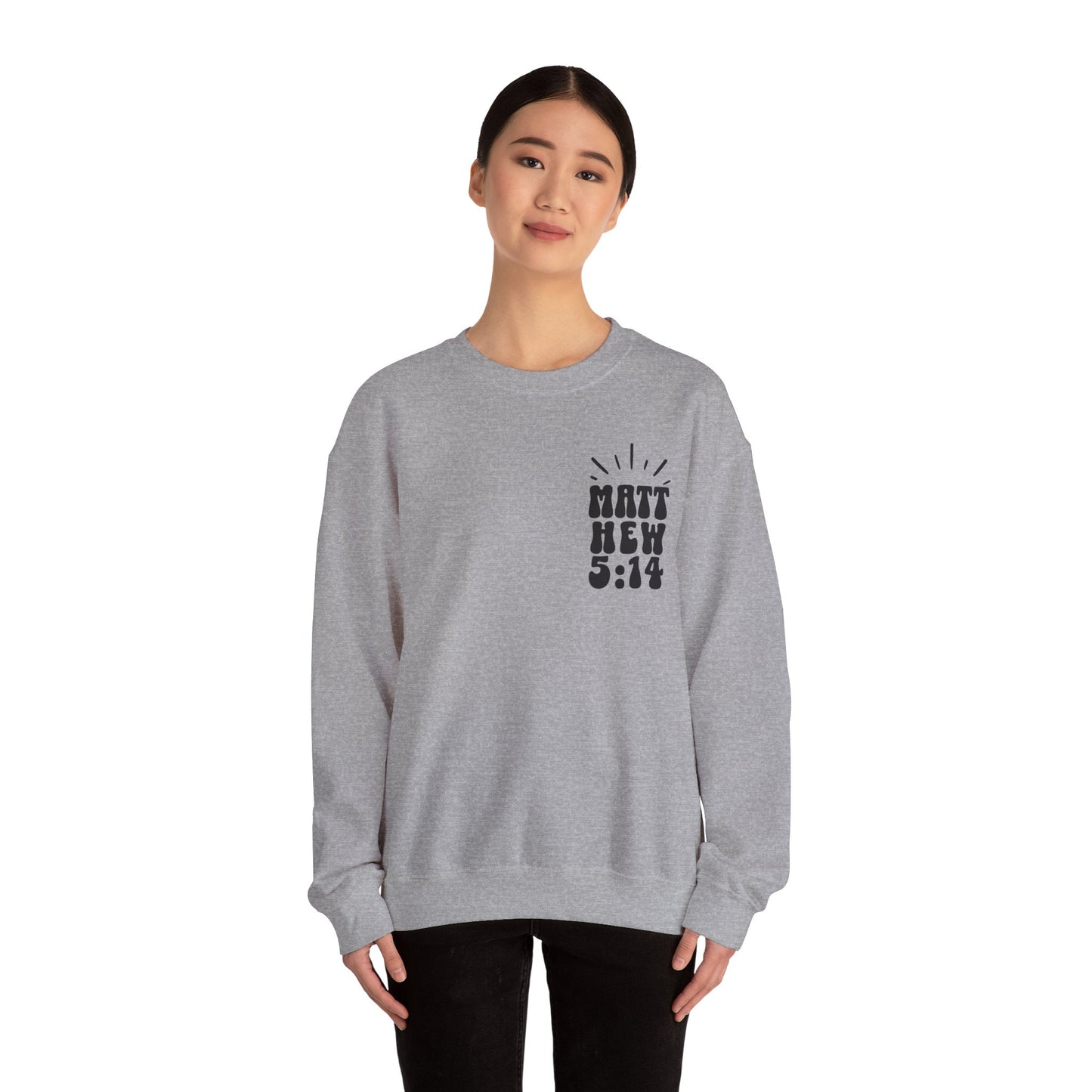 Retro Be The Light Crewneck Sweatshirt
