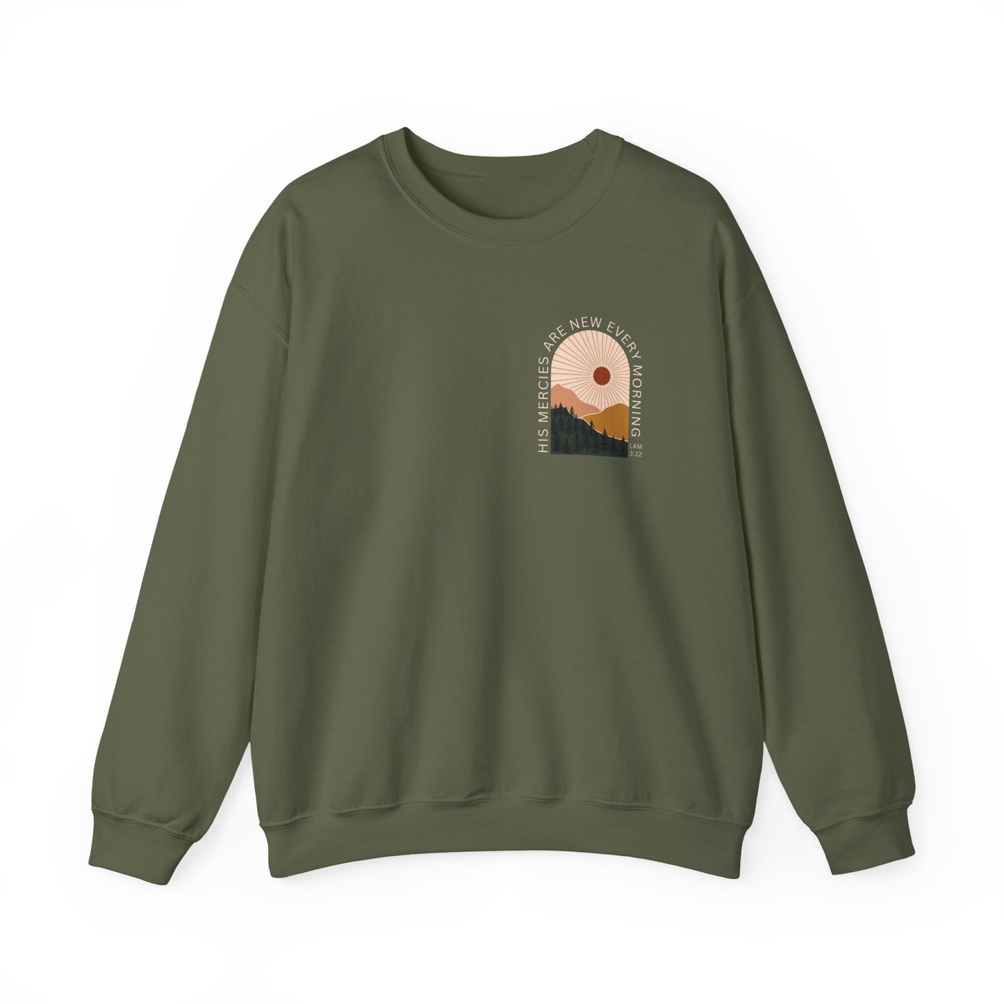 His Mercies Are New Every Morning Crewneck Sweatshirt