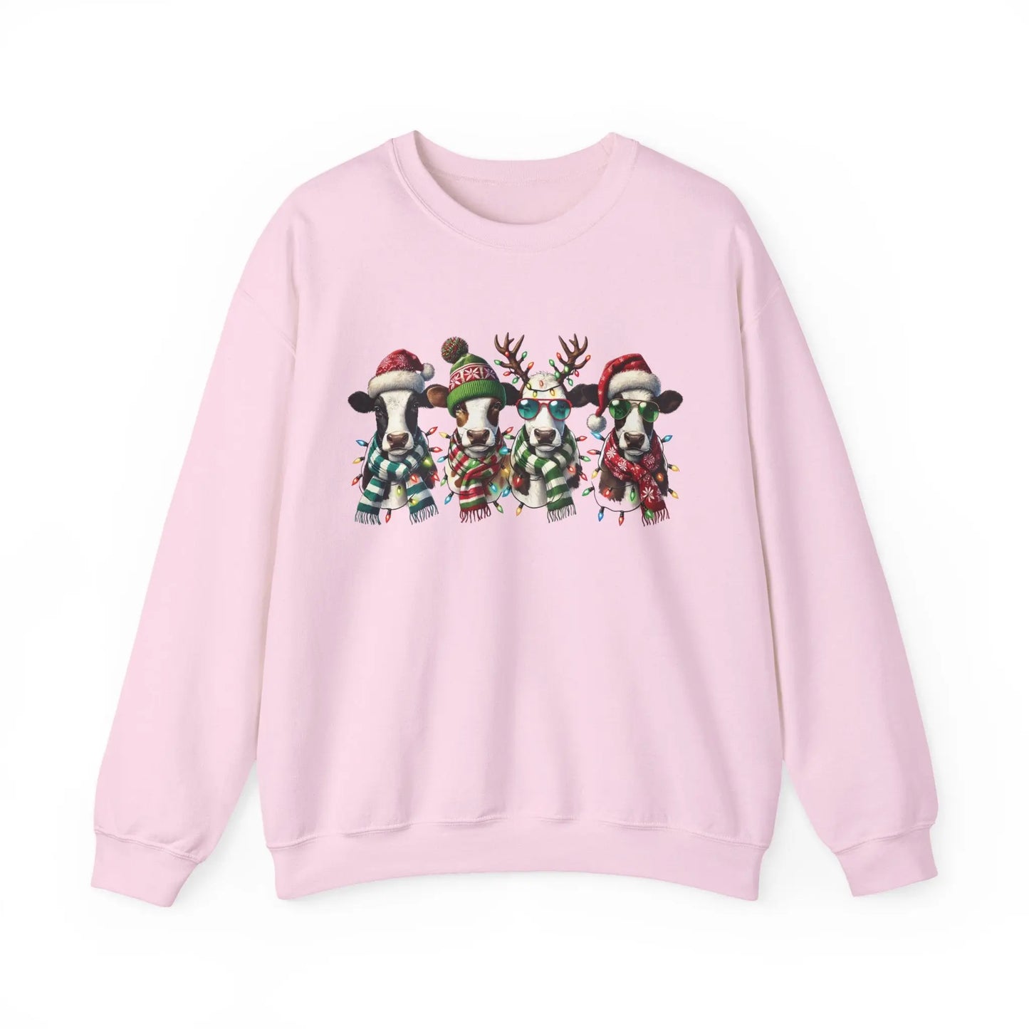 Christmas Cows Sweatshirt Printify
