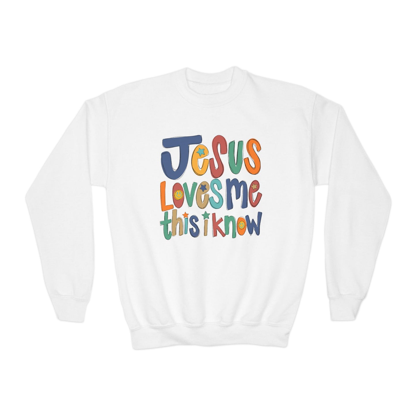 Kids Jesus Loves Me This I Know Sweatshirt