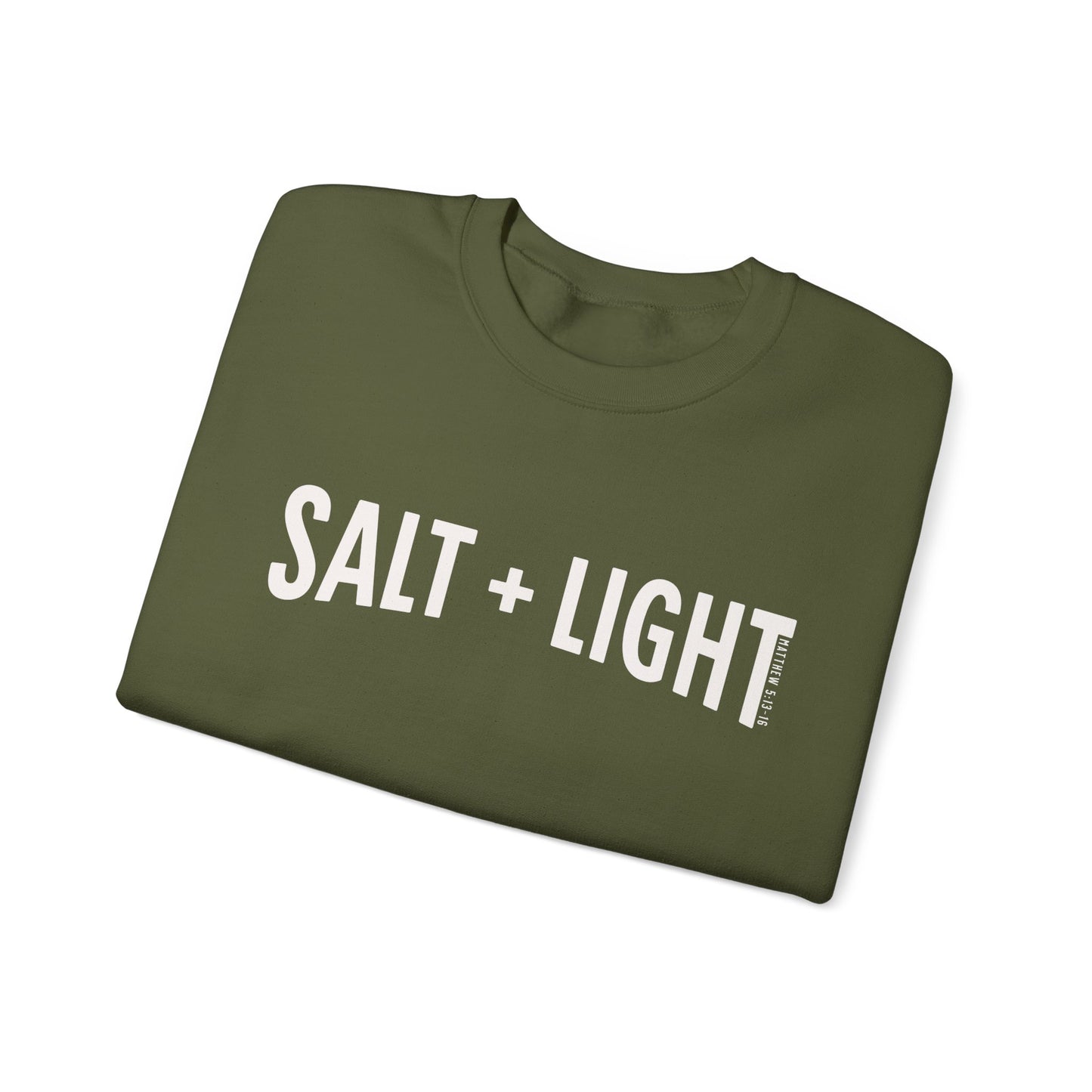 SALT and LIGHT Matthew 5:13-16 Crewneck Sweatshirt