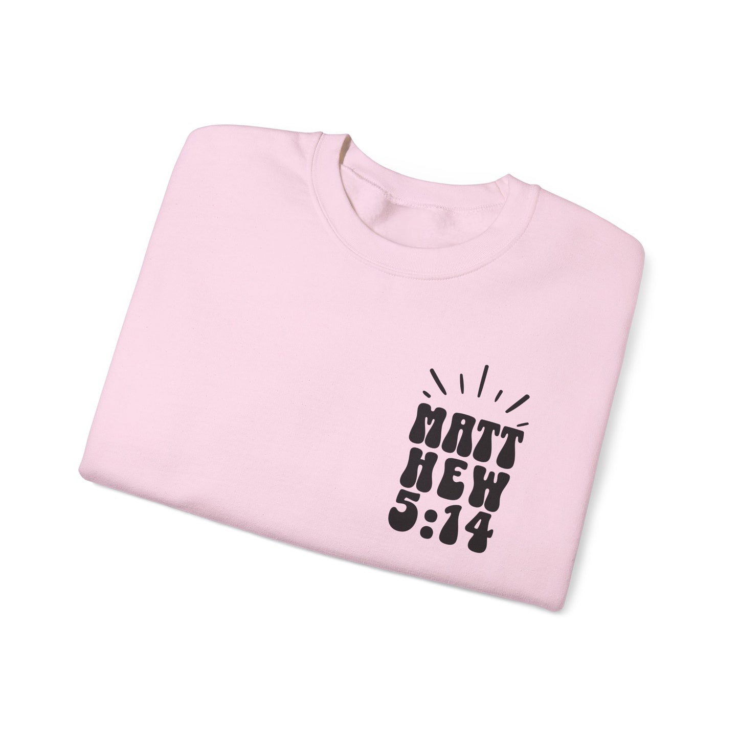 Retro Be The Light Crewneck Sweatshirt