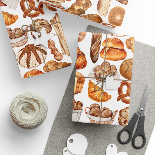 Wrapping Paper Roll - Bread Cottage Core