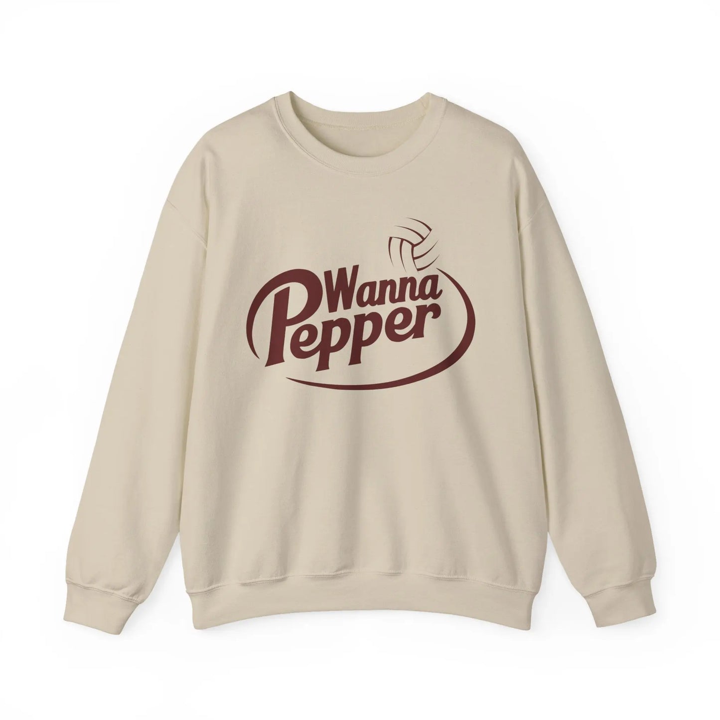 Wanna Pepper Volleyball Sweatshirt Printify