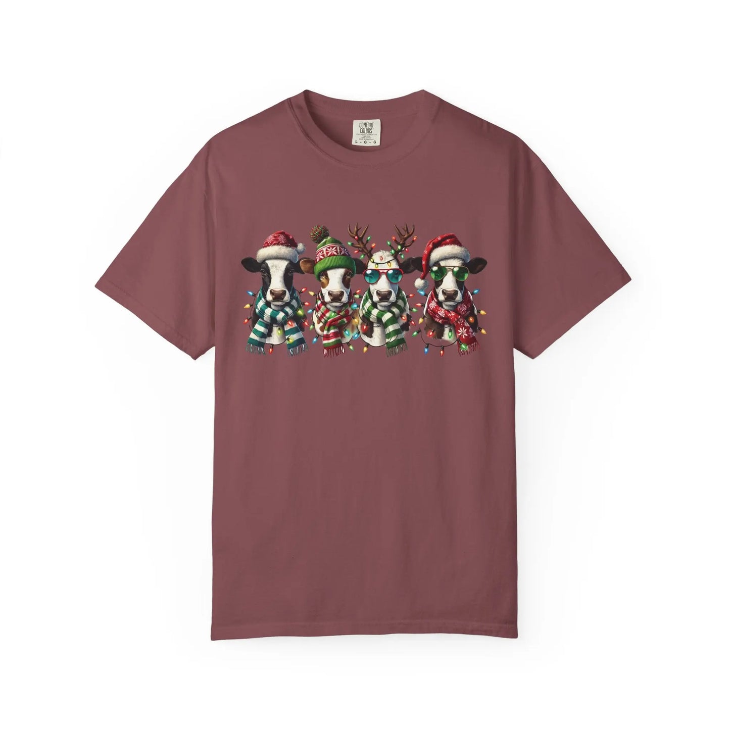 Christmas Cows T-Shirt Printify