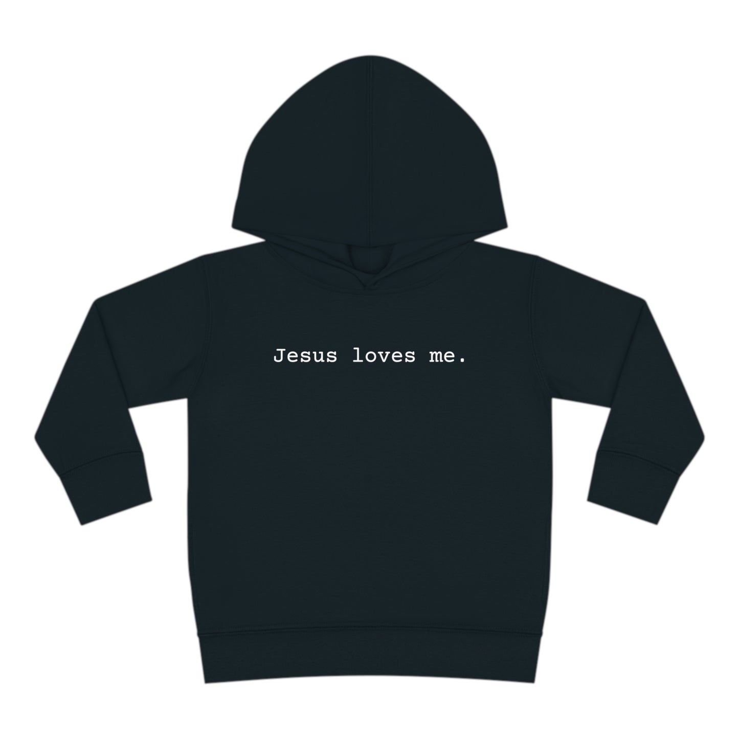 Jesus Loves Me Toddler Pullover Fleece Hoodie