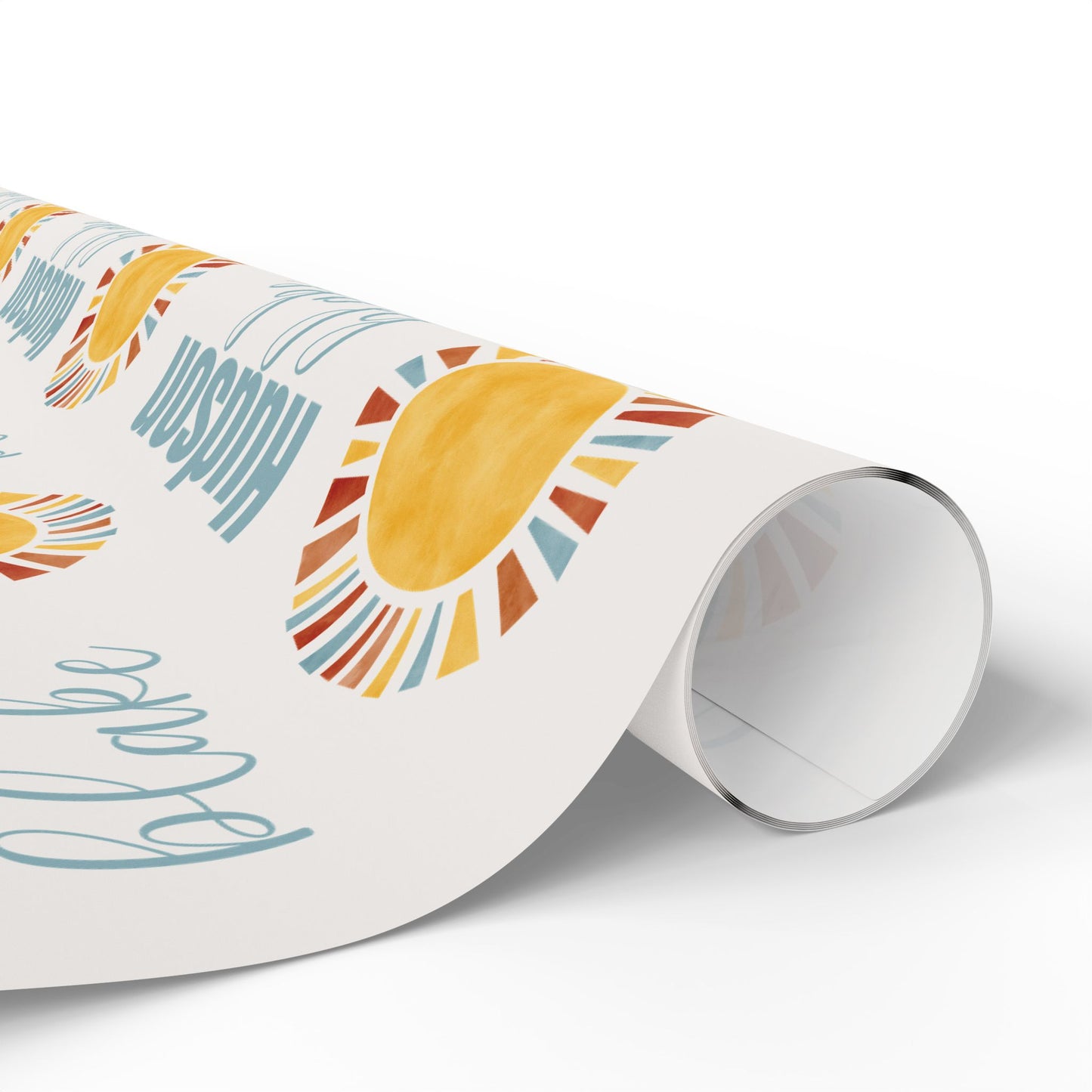 Wrapping Paper Roll - Custom Name Baby Shower