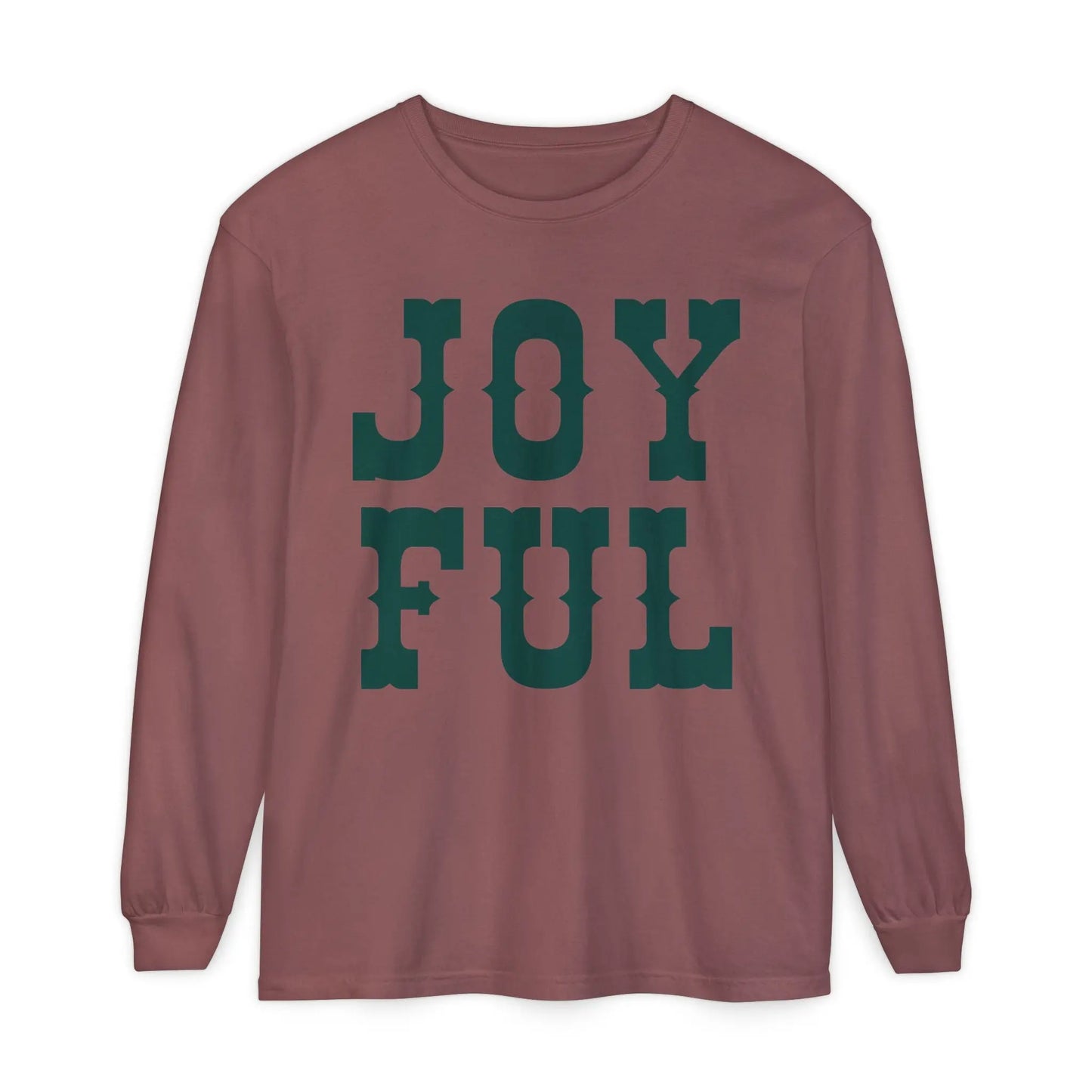 Joyful Christmas Long Sleeve T-Shirt Printify