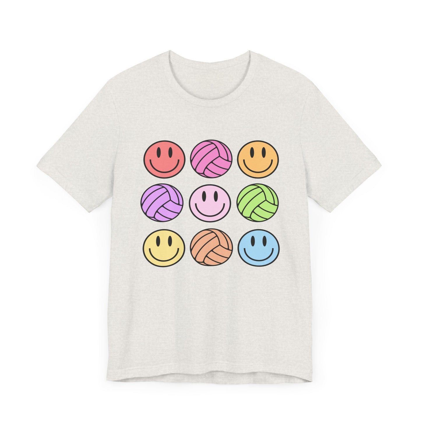 Retro Volleyball Smiley Shirt