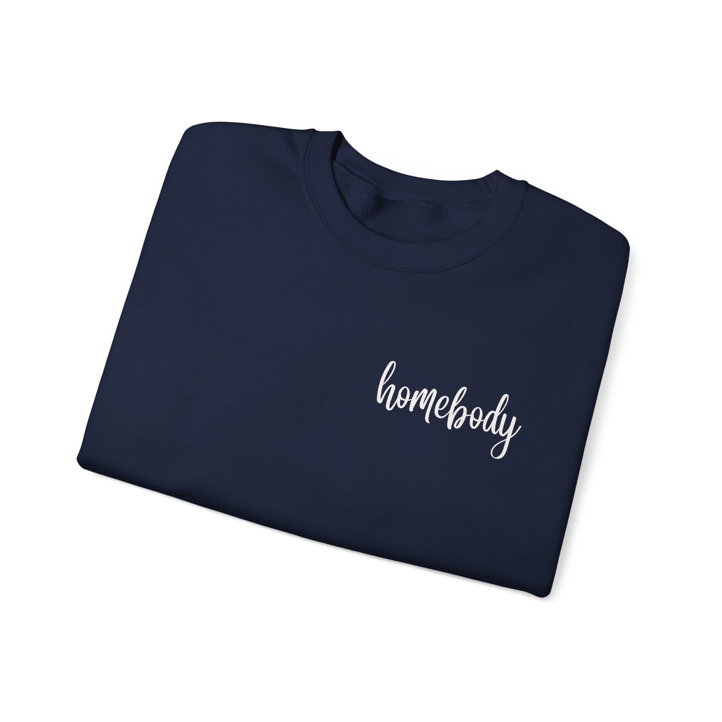 Homebody Script - Small Left Chest - Crewneck Sweatshirt