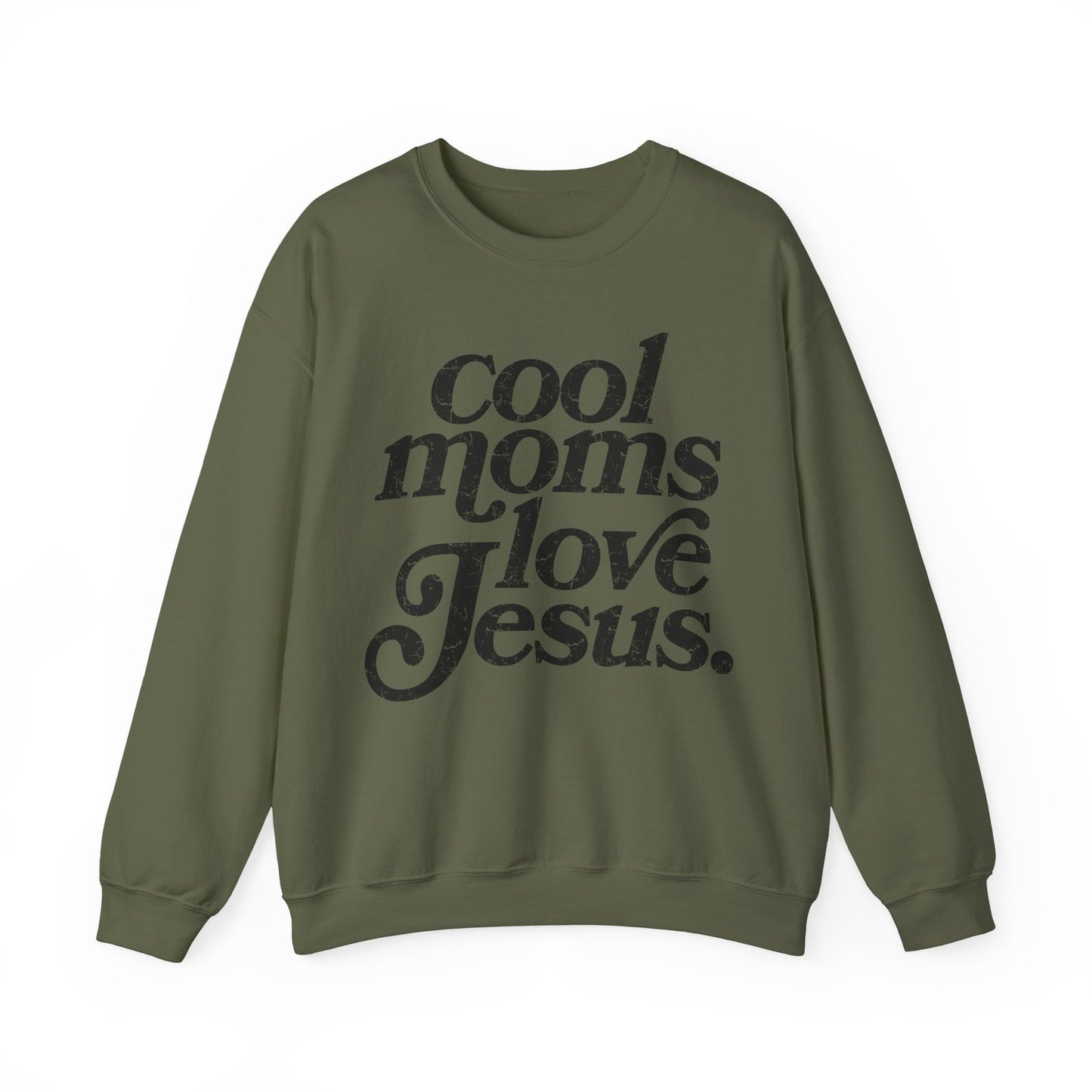 Cool Moms Love Jesus Sweatshirt