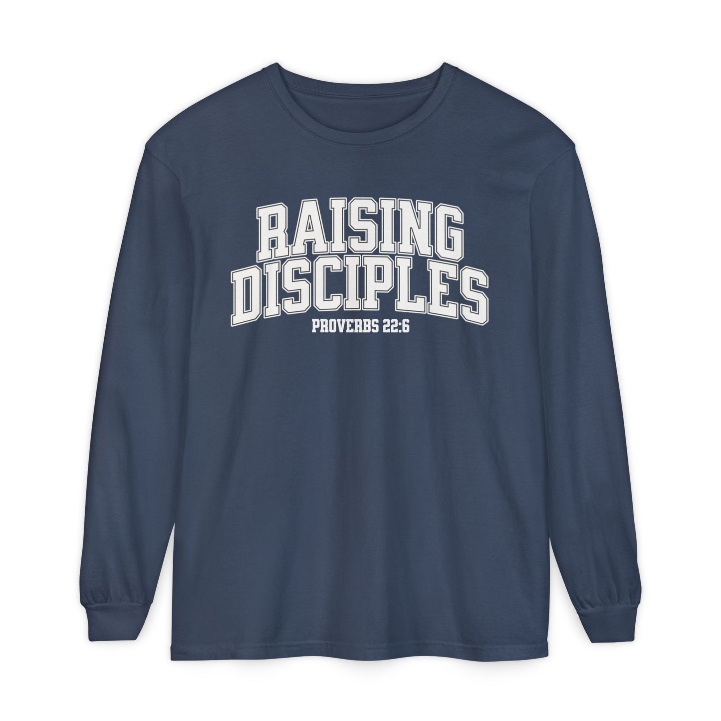 Raising Disciples - Mens - Varsity Long Sleeve T-Shirt