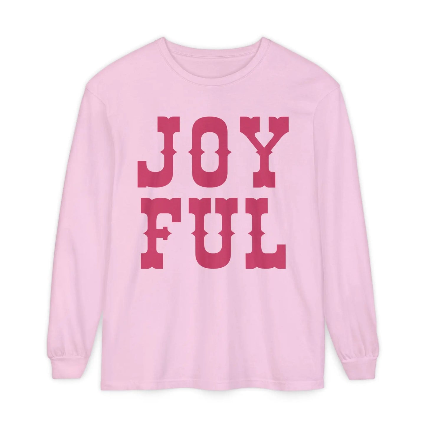 Joyful Christmas Long Sleeve T-Shirt Printify