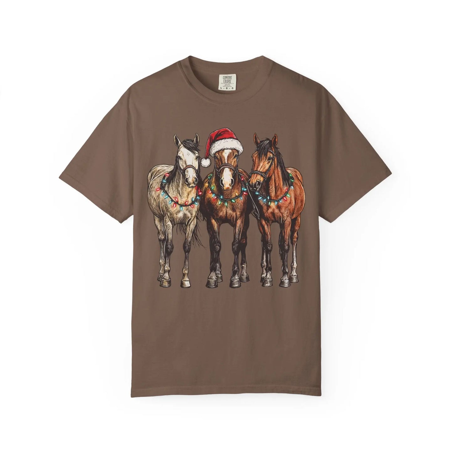 Christmas Horse T-Shirt Printify
