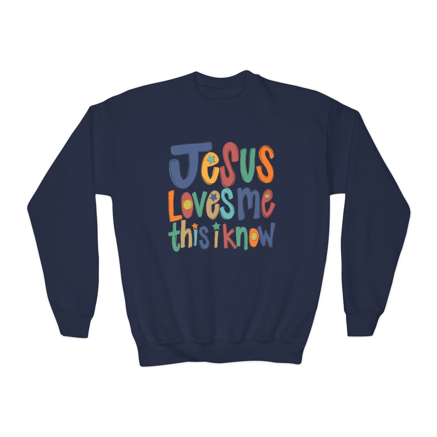 Kids Jesus Loves Me This I Know Sweatshirt