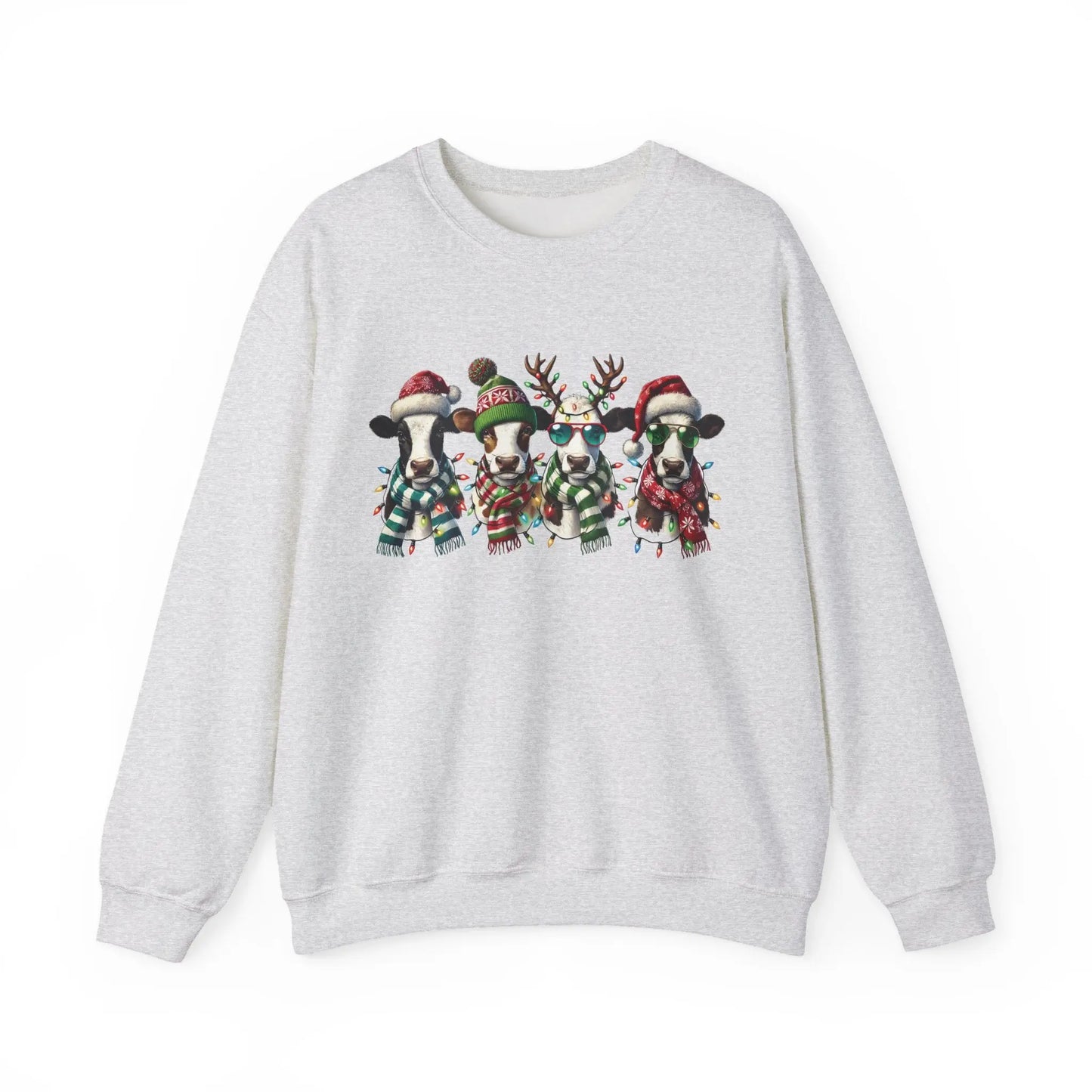 Christmas Cows Sweatshirt Printify