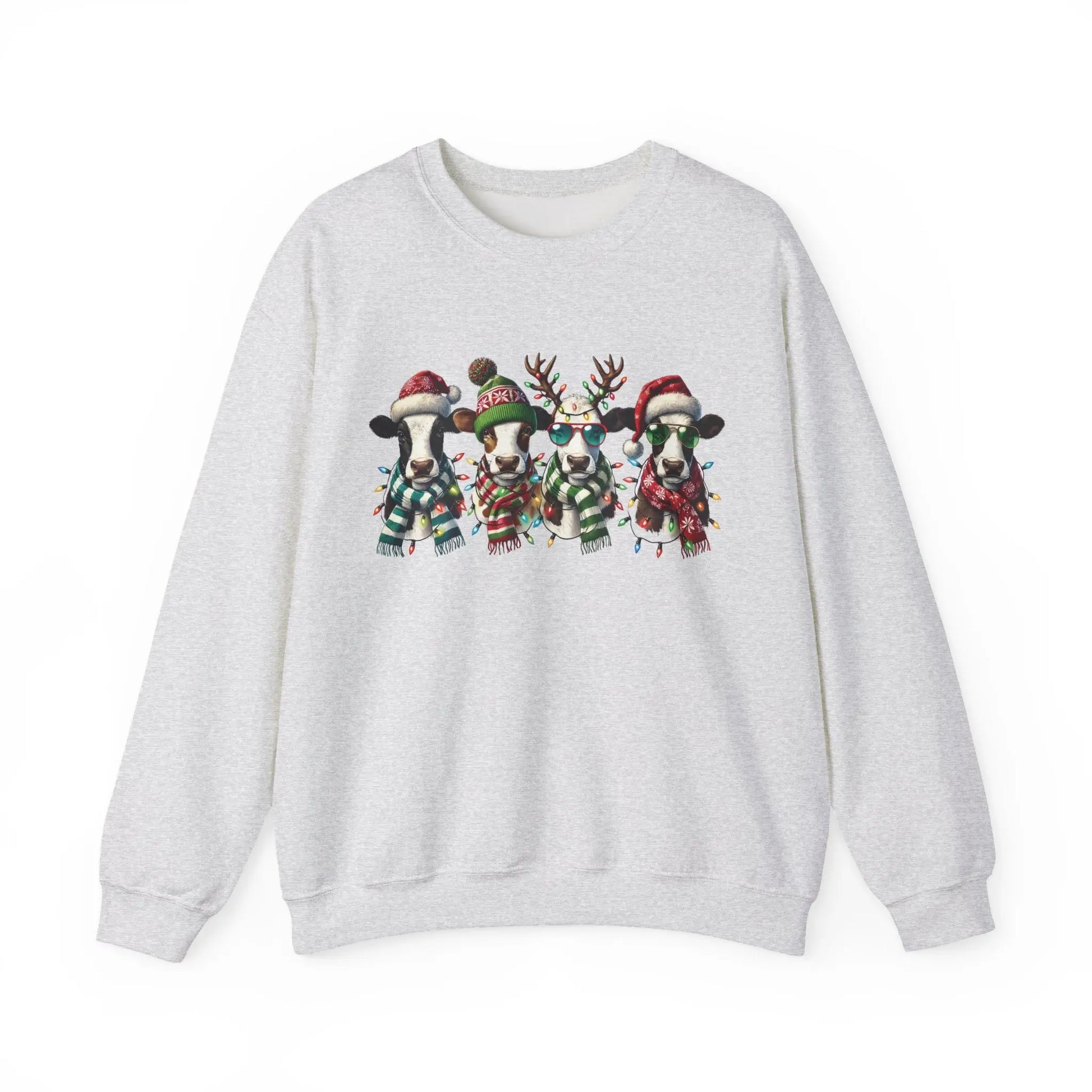 Christmas Cows Sweatshirt Printify