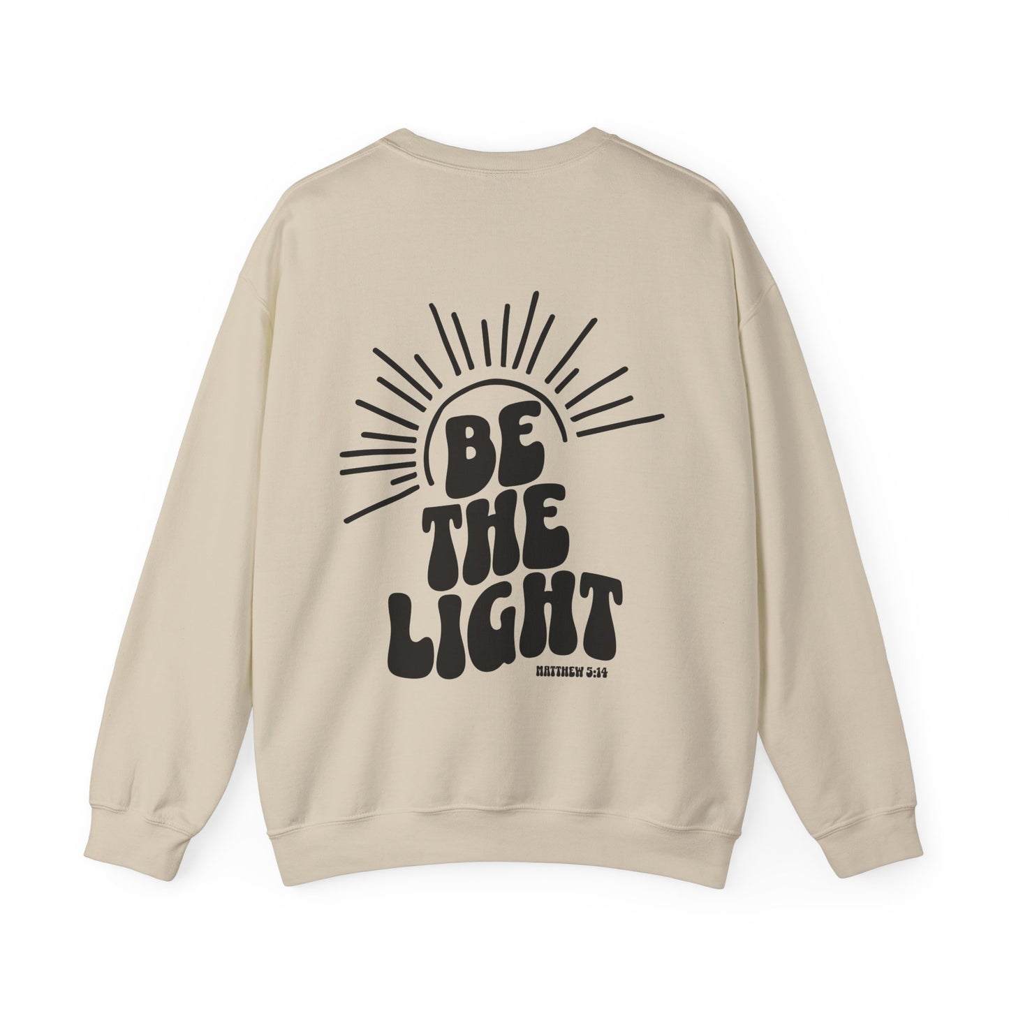 Retro Be The Light Crewneck Sweatshirt