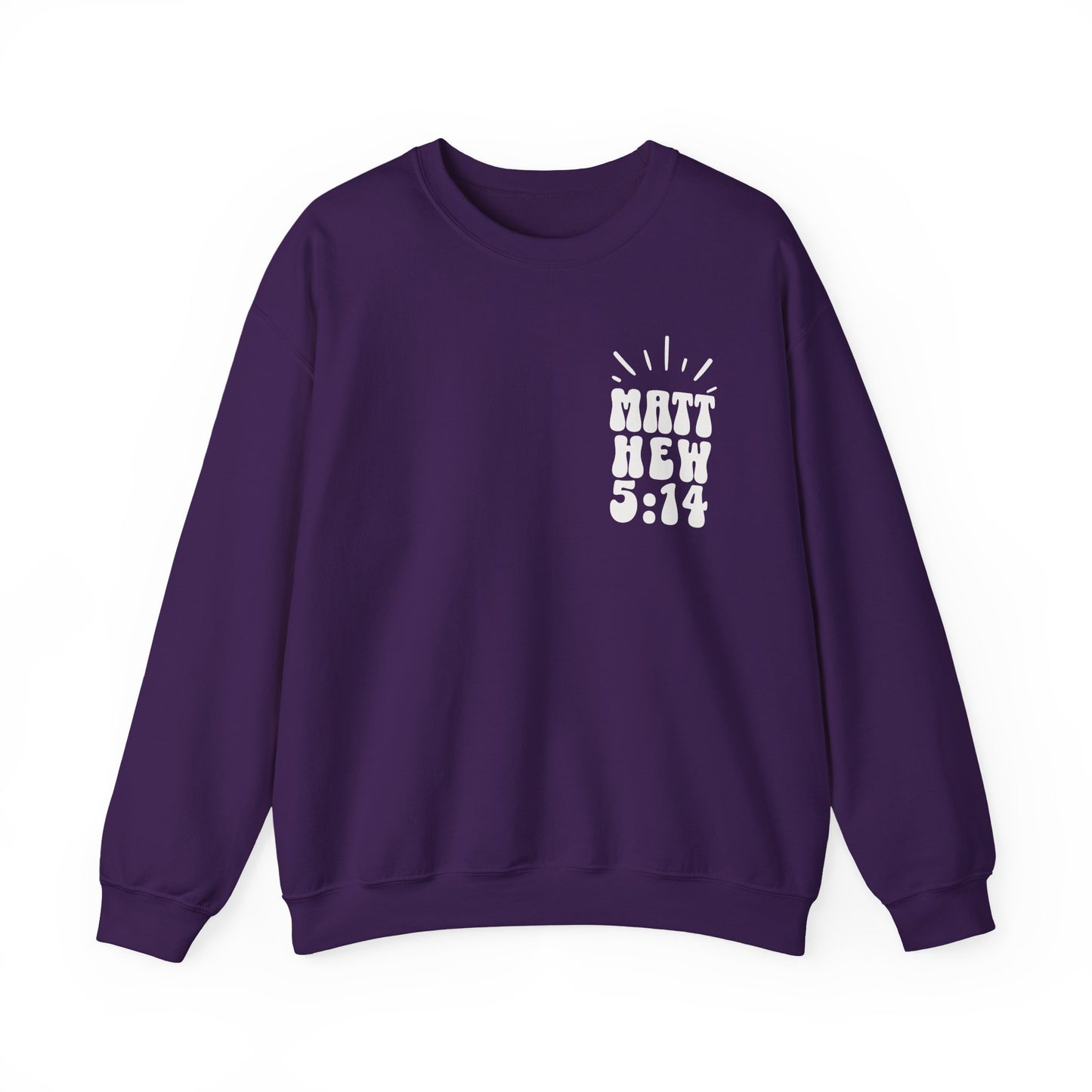 Retro Be The Light Crewneck Sweatshirt