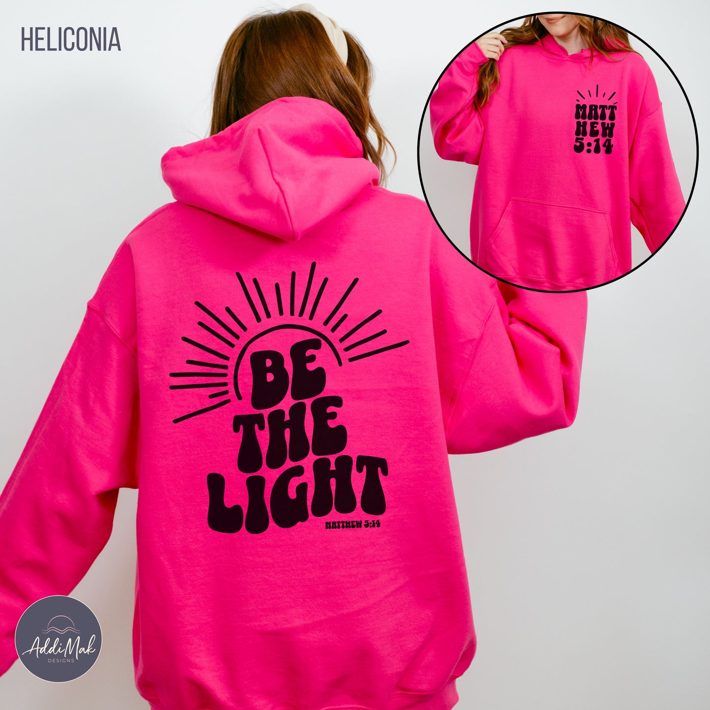 Retro Be The Light Hooded Sweatshirt