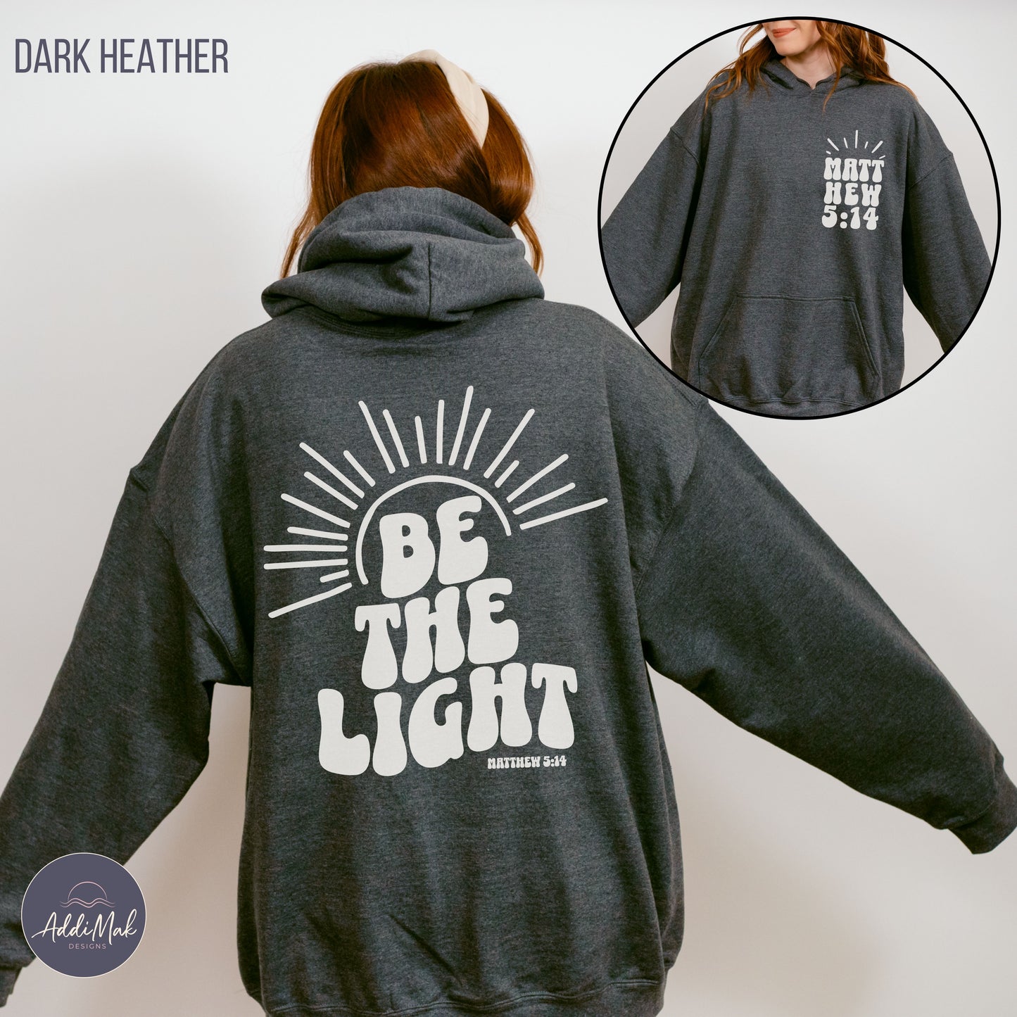 Retro Be The Light Hooded Sweatshirt