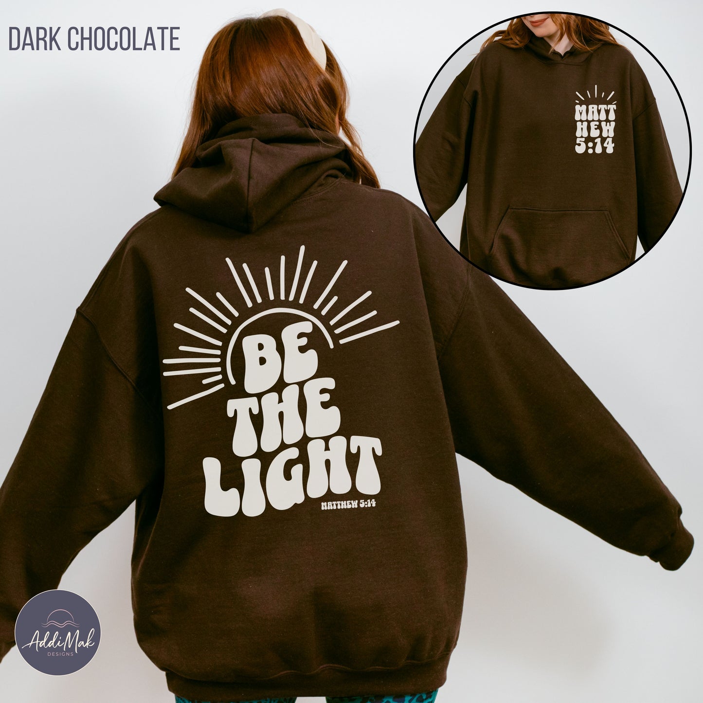 Retro Be The Light Hooded Sweatshirt