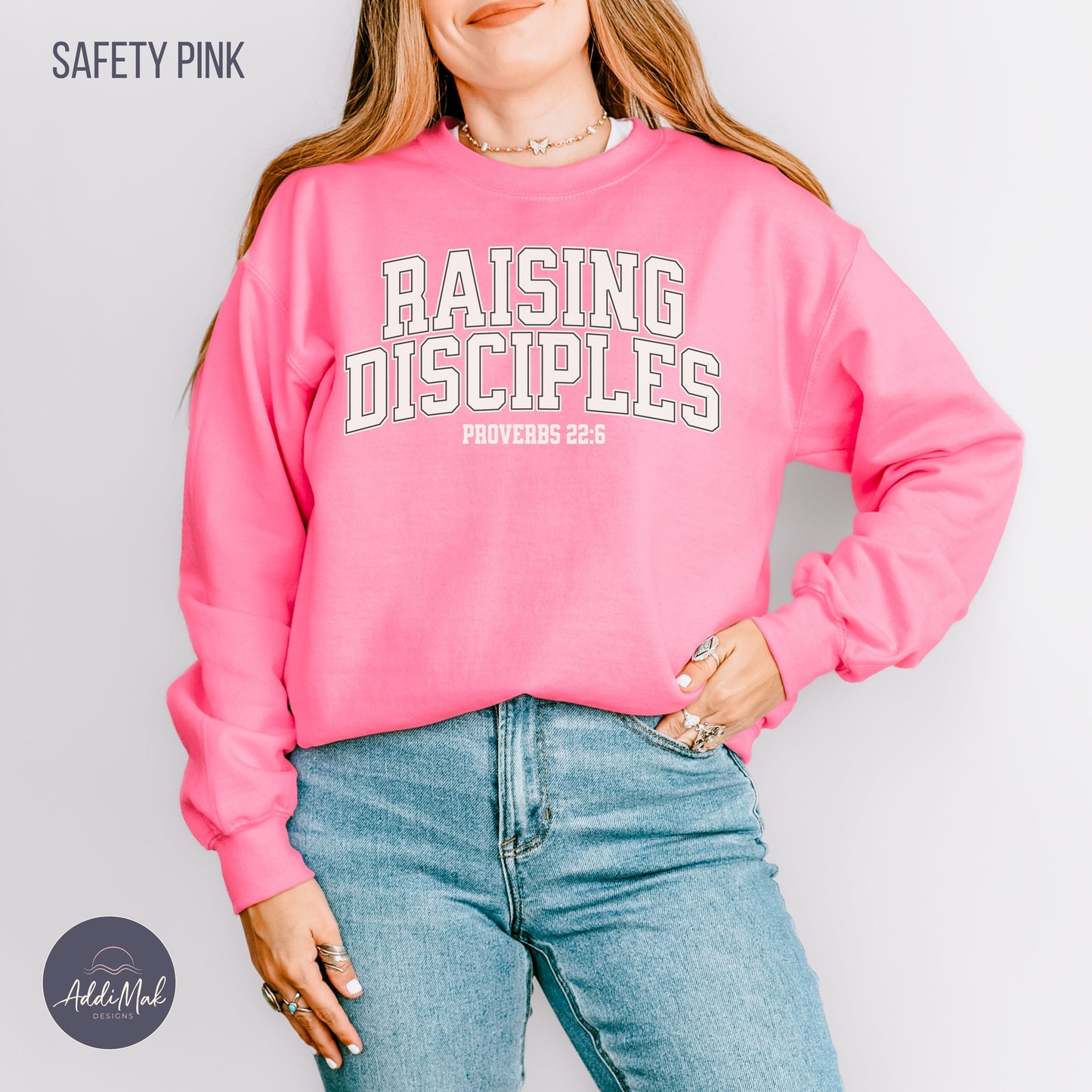 Raising Disciples - Varsity Crewneck Sweatshirt