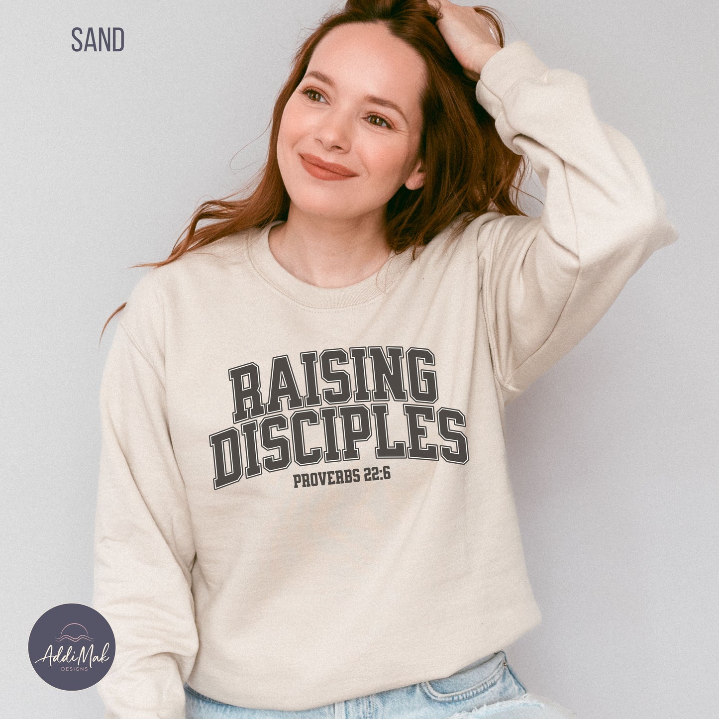 Raising Disciples - Varsity Crewneck Sweatshirt