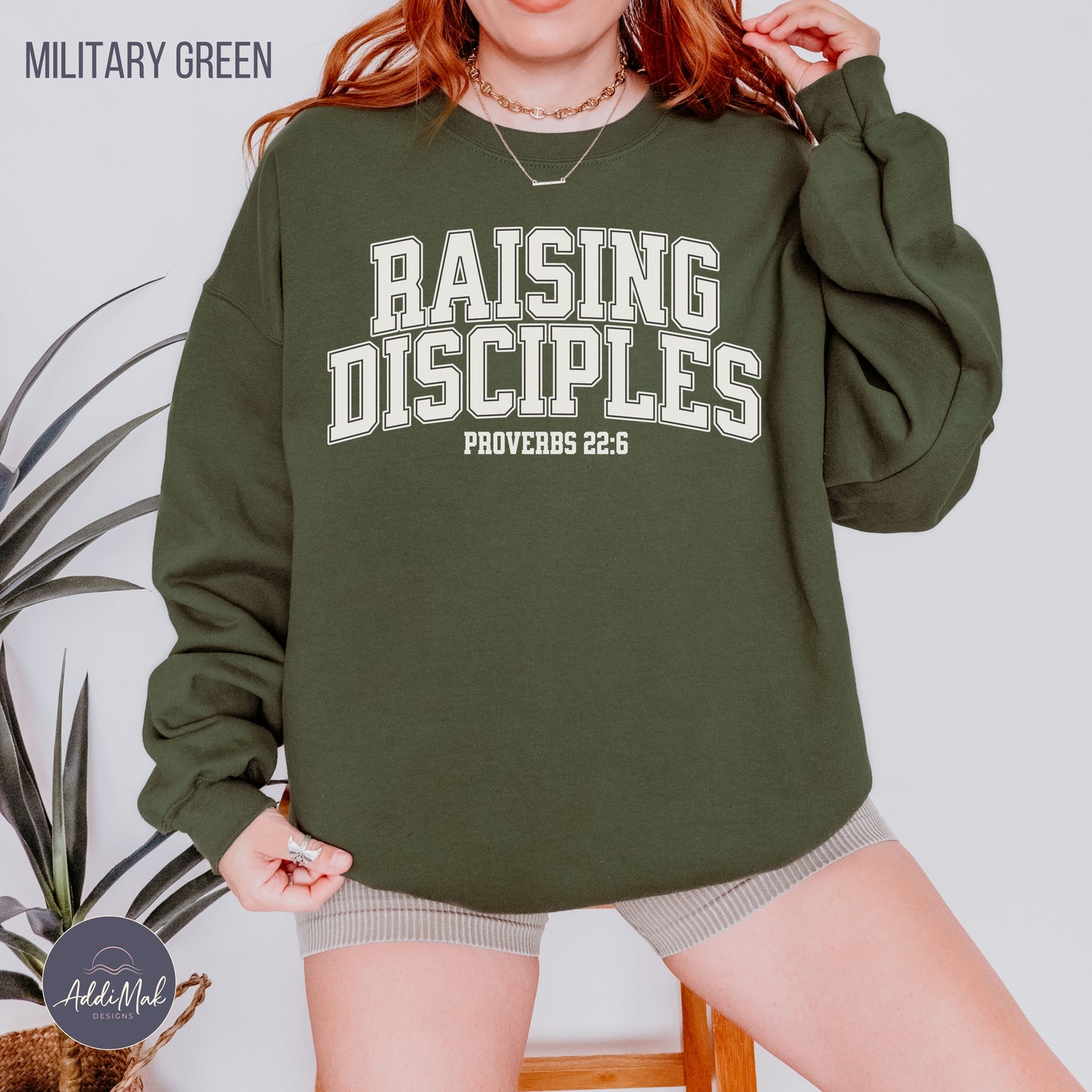 Raising Disciples - Varsity Crewneck Sweatshirt