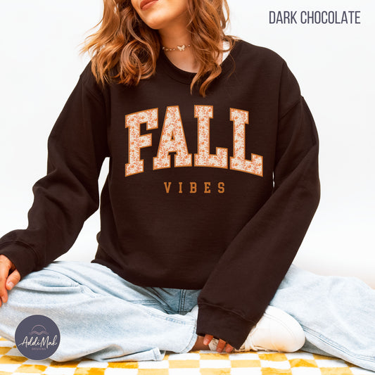 Fall Vibes Cottage Core Crewneck Sweatshirt