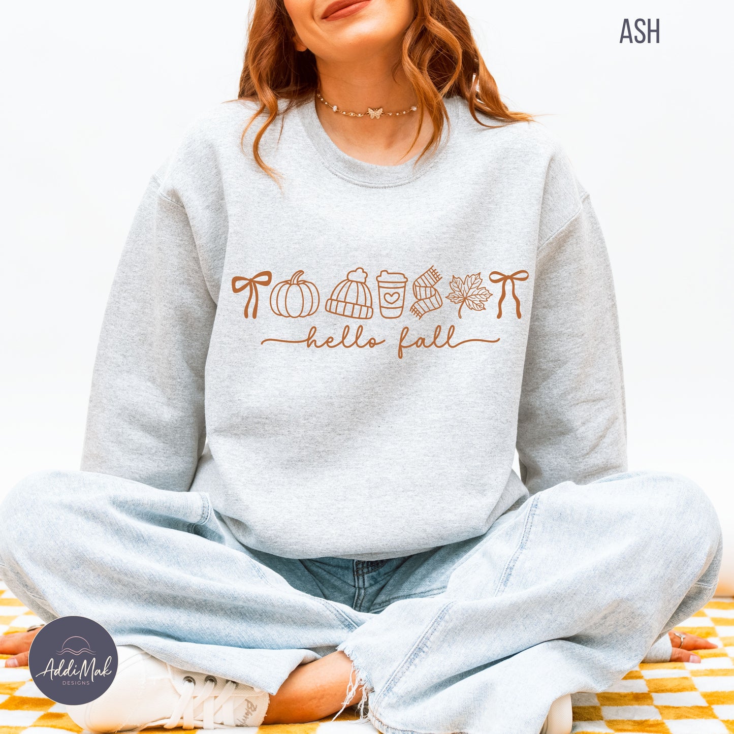 Hello Fall Doodle Sweatshirt