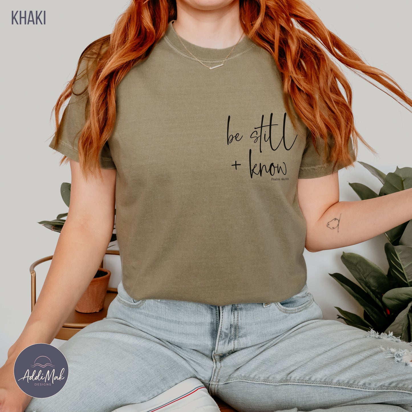 Be Still and Know Psalm 46 10 T-Shirt