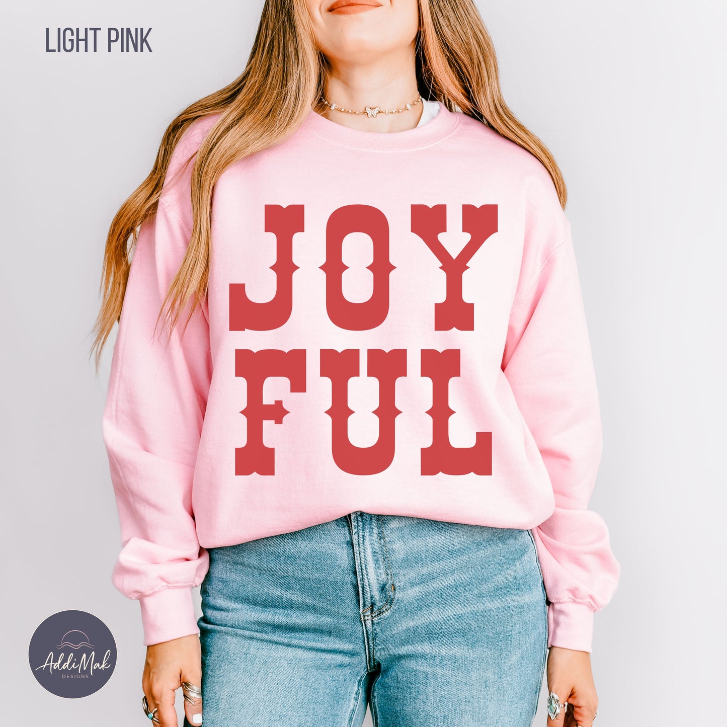 Joyful Christmas Sweatshirt Crewneck